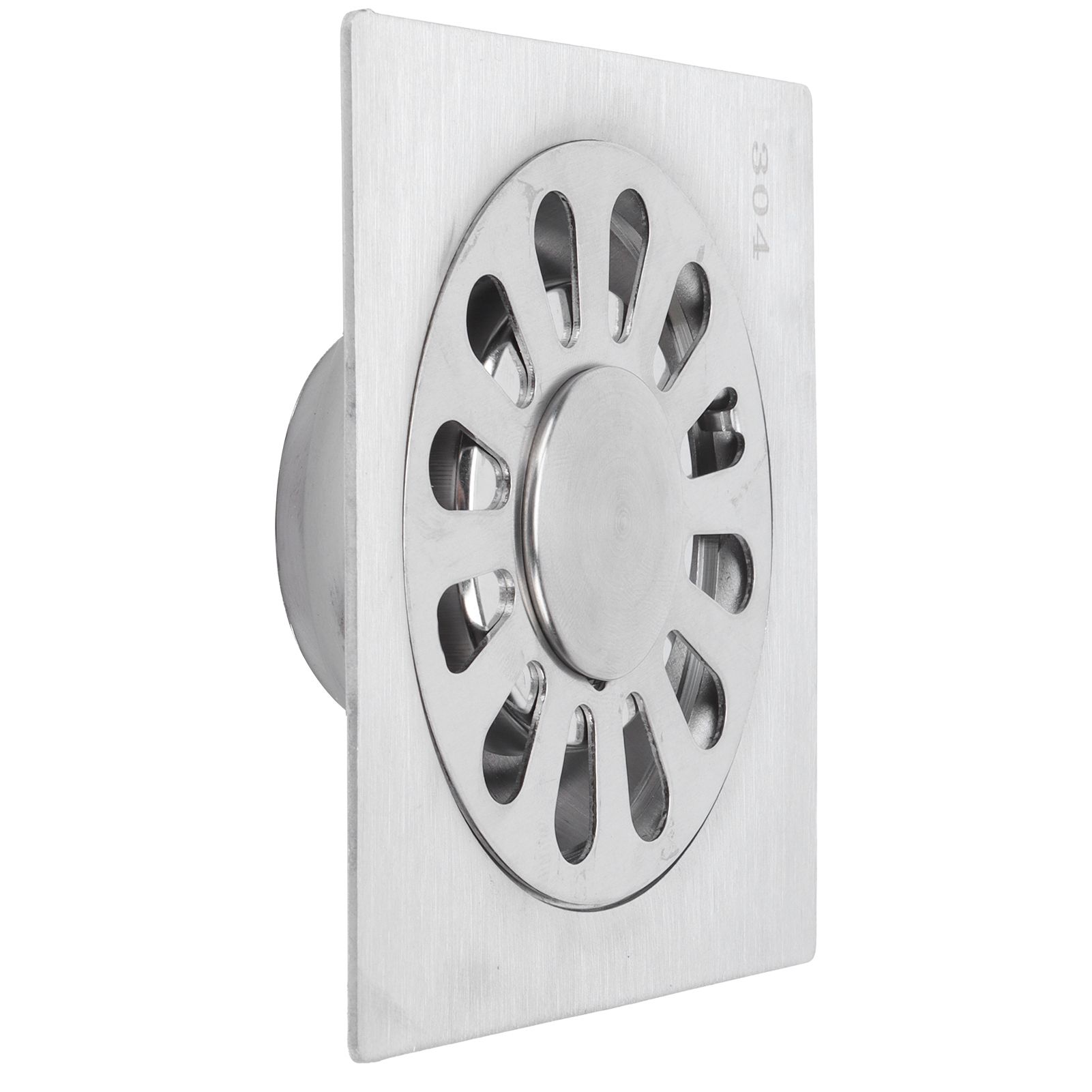 Square Floor Drain Set 304 Stainless Steel Shower Drain For Bathroom Kitchen view 3