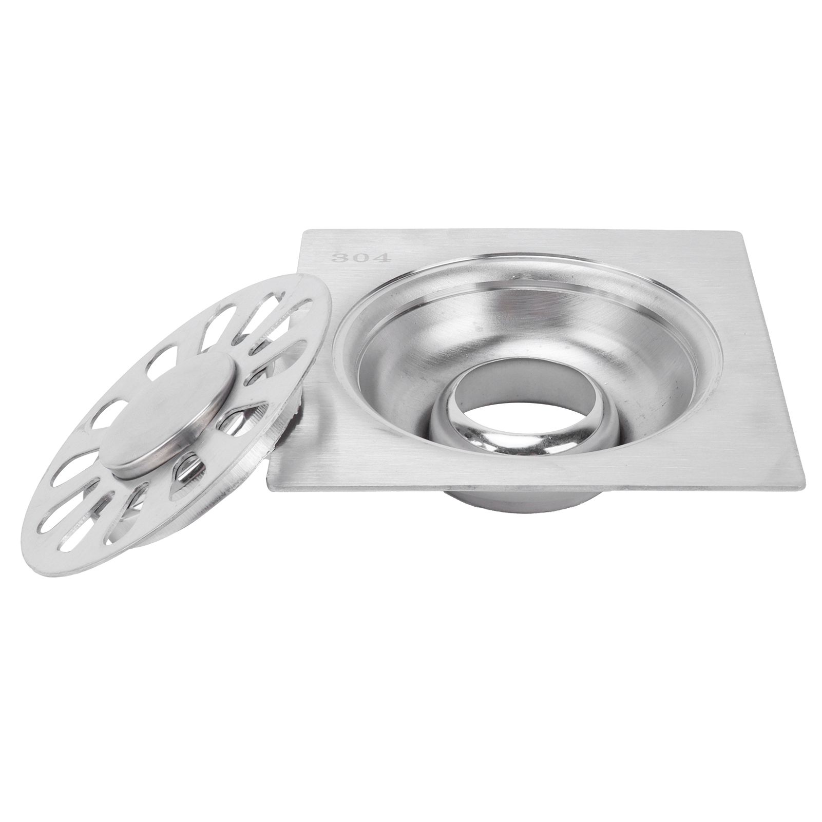 Square Floor Drain Set 304 Stainless Steel Shower Drain For Bathroom Kitchen view 7