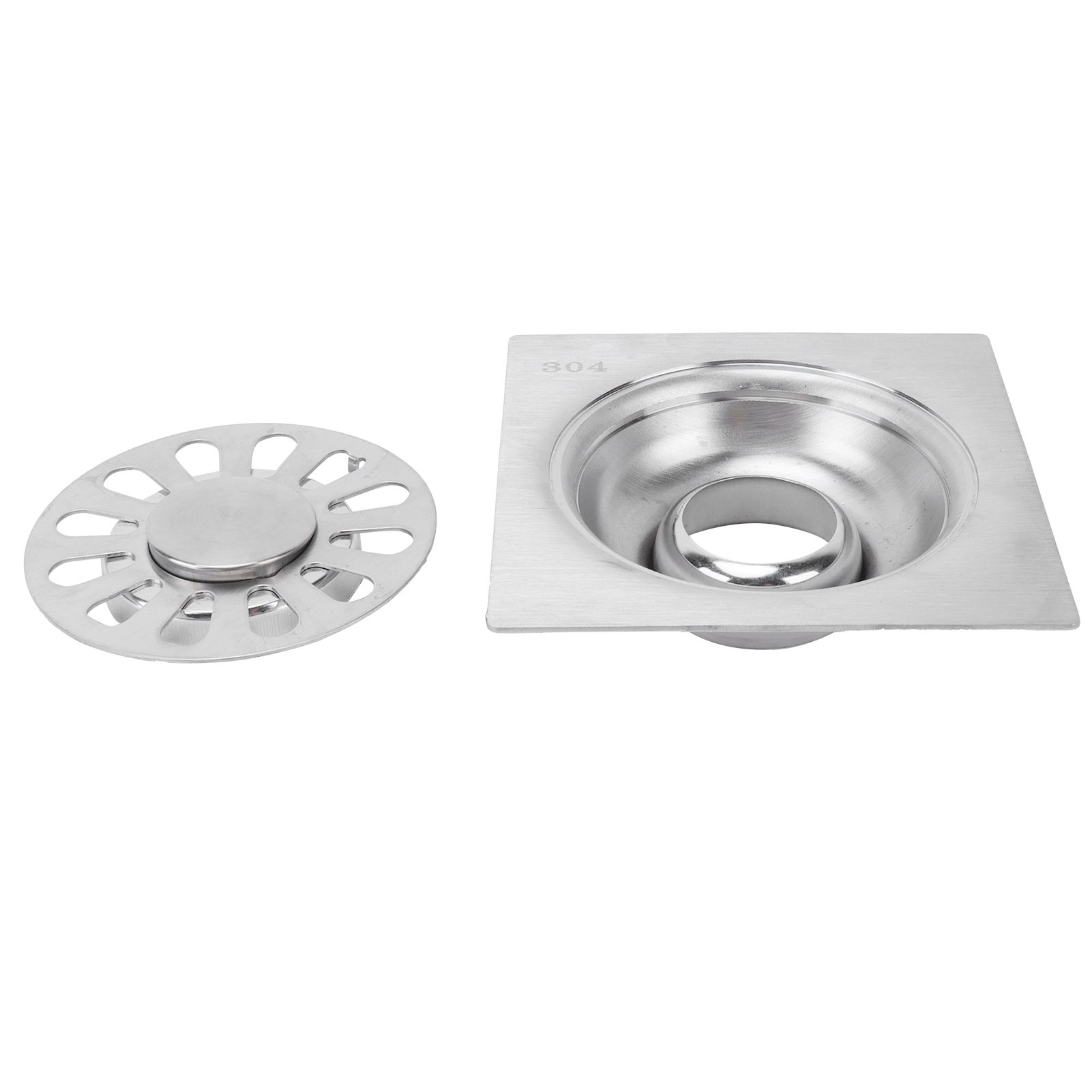Square Floor Drain Set 304 Stainless Steel Shower Drain For Bathroom Kitchen view 8