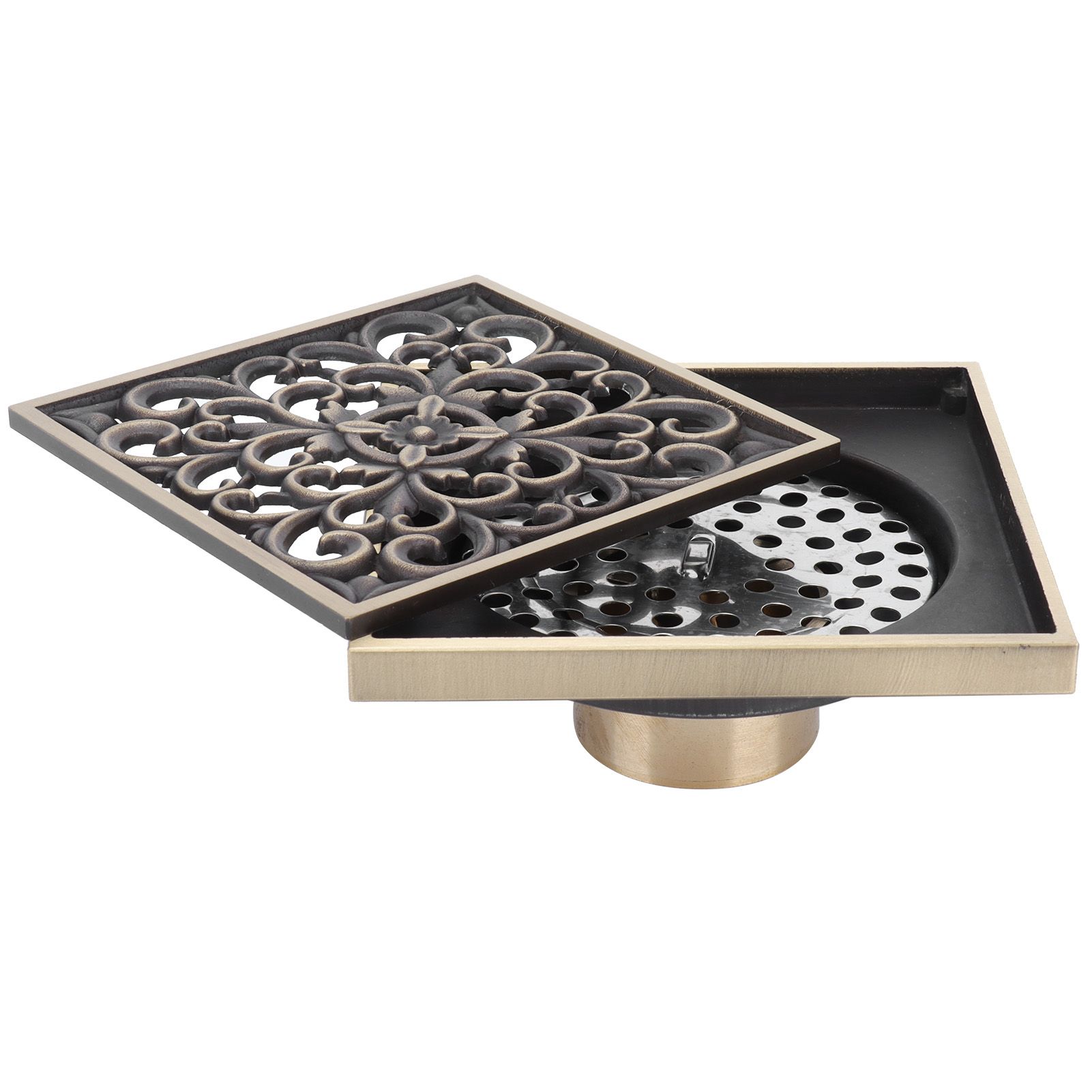 Floor Drain Set Antique Deodorant Shower Drain for Bathroom Toilet Balcony view 10
