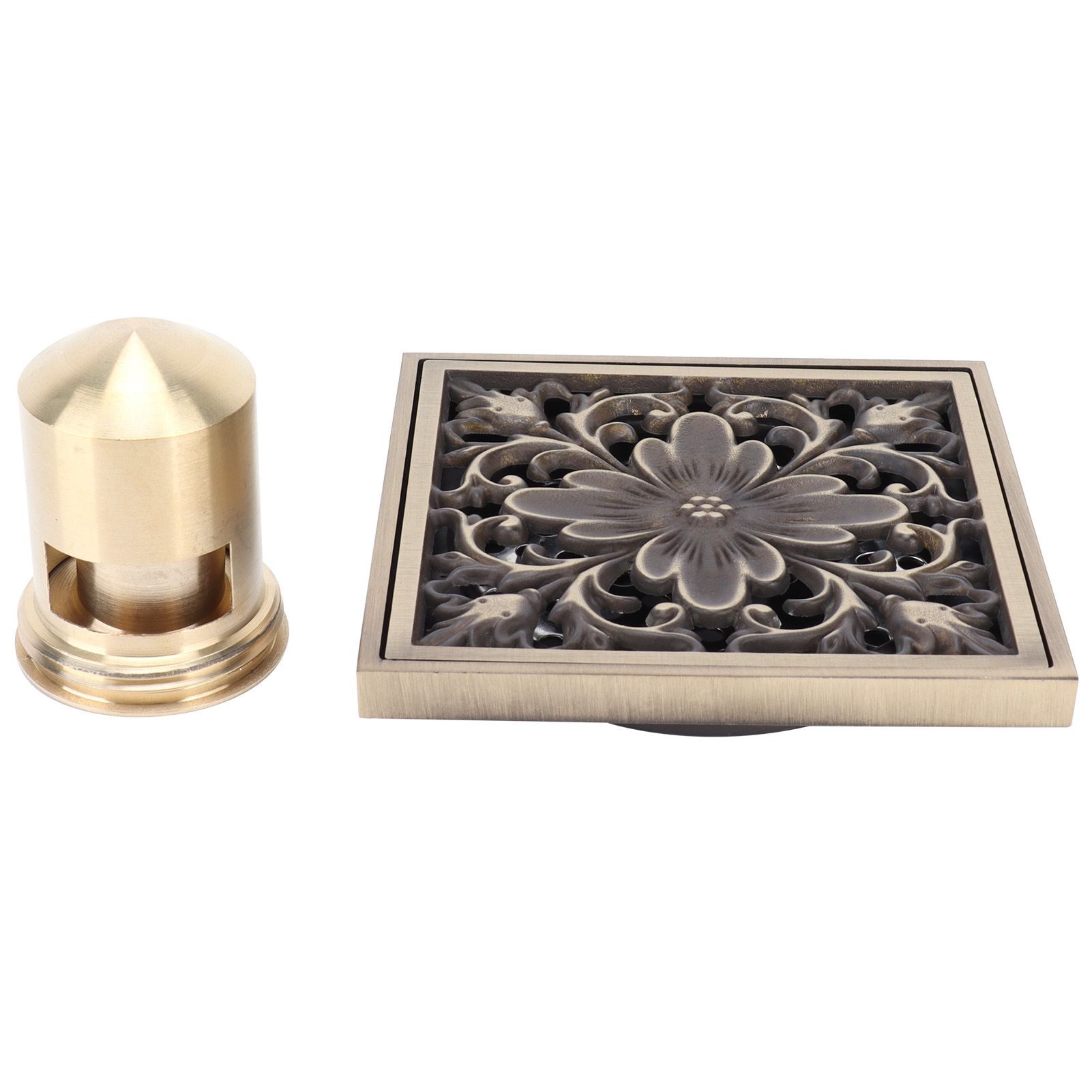 Bathroom Floor Drain Kit Antique Shower Drain Accessory for Home Hotel Toilet view 8