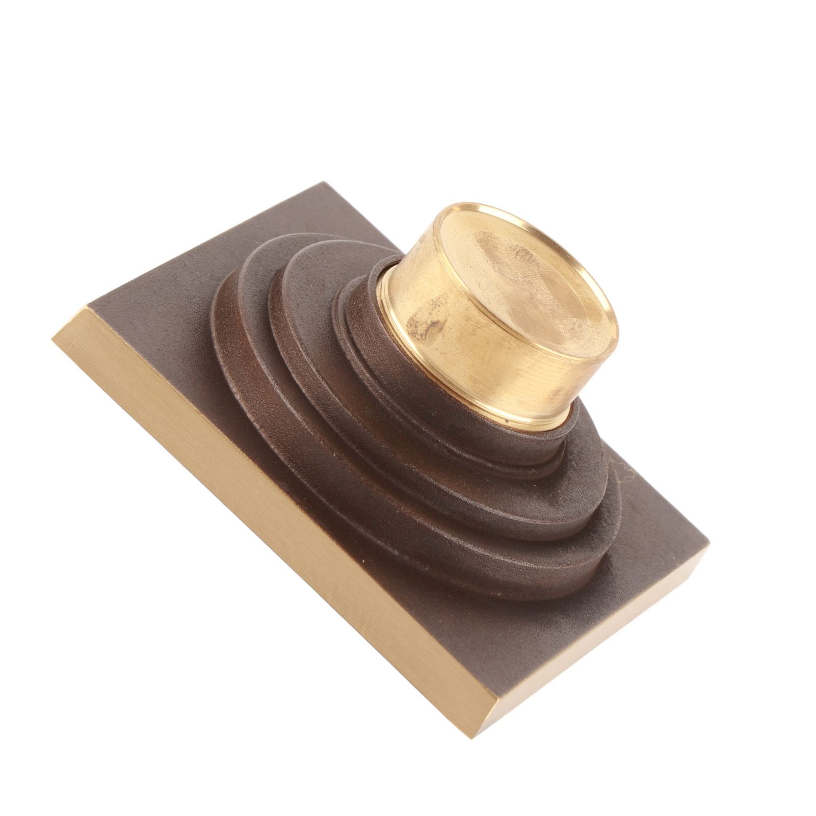10x10cm All‑Copper Floor Drain Insect‑Proof Odor‑Proof Antique Floor Drain for