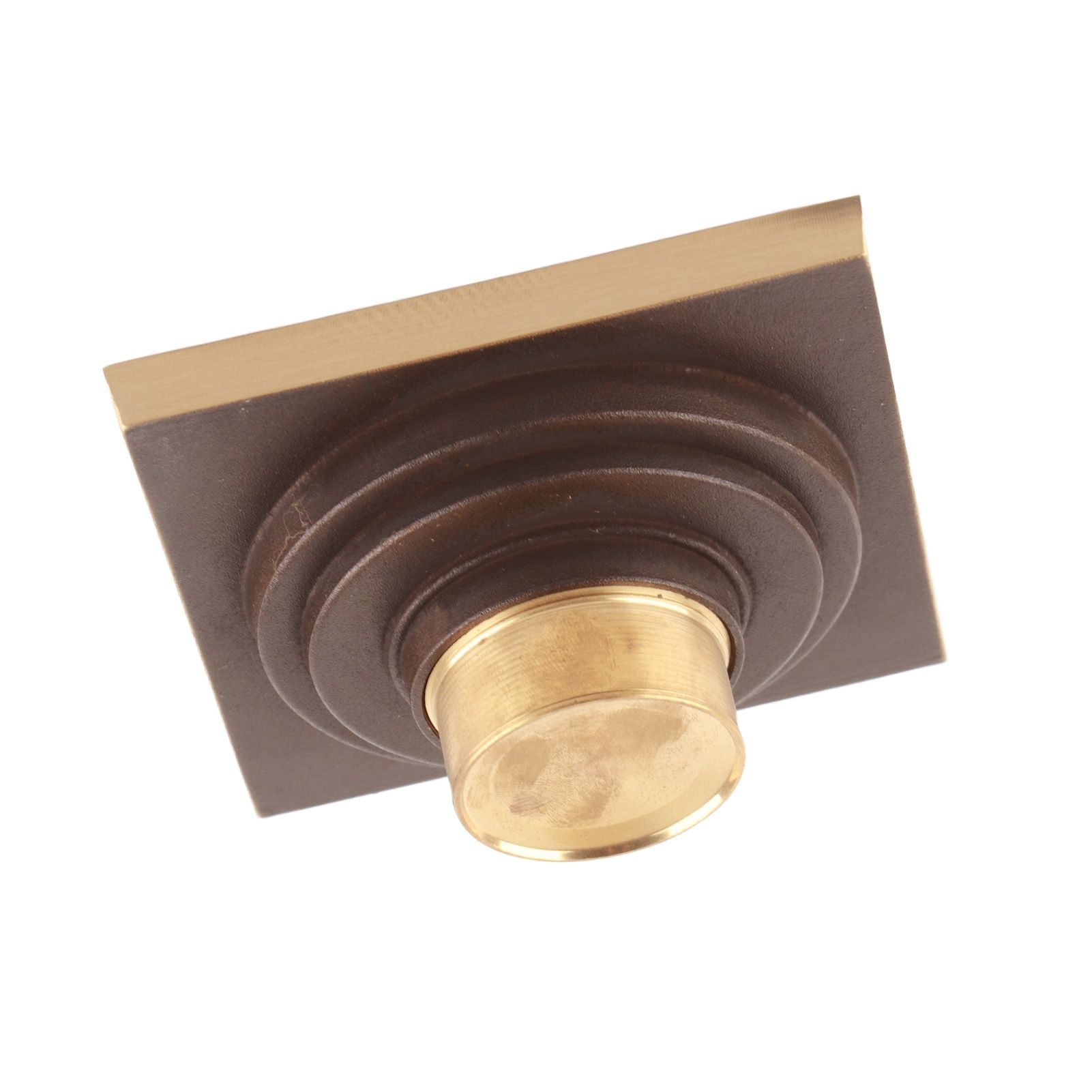 10x10cm All‑Copper Floor Drain Insect‑Proof Odor‑Proof Antique Floor Drain for view 7