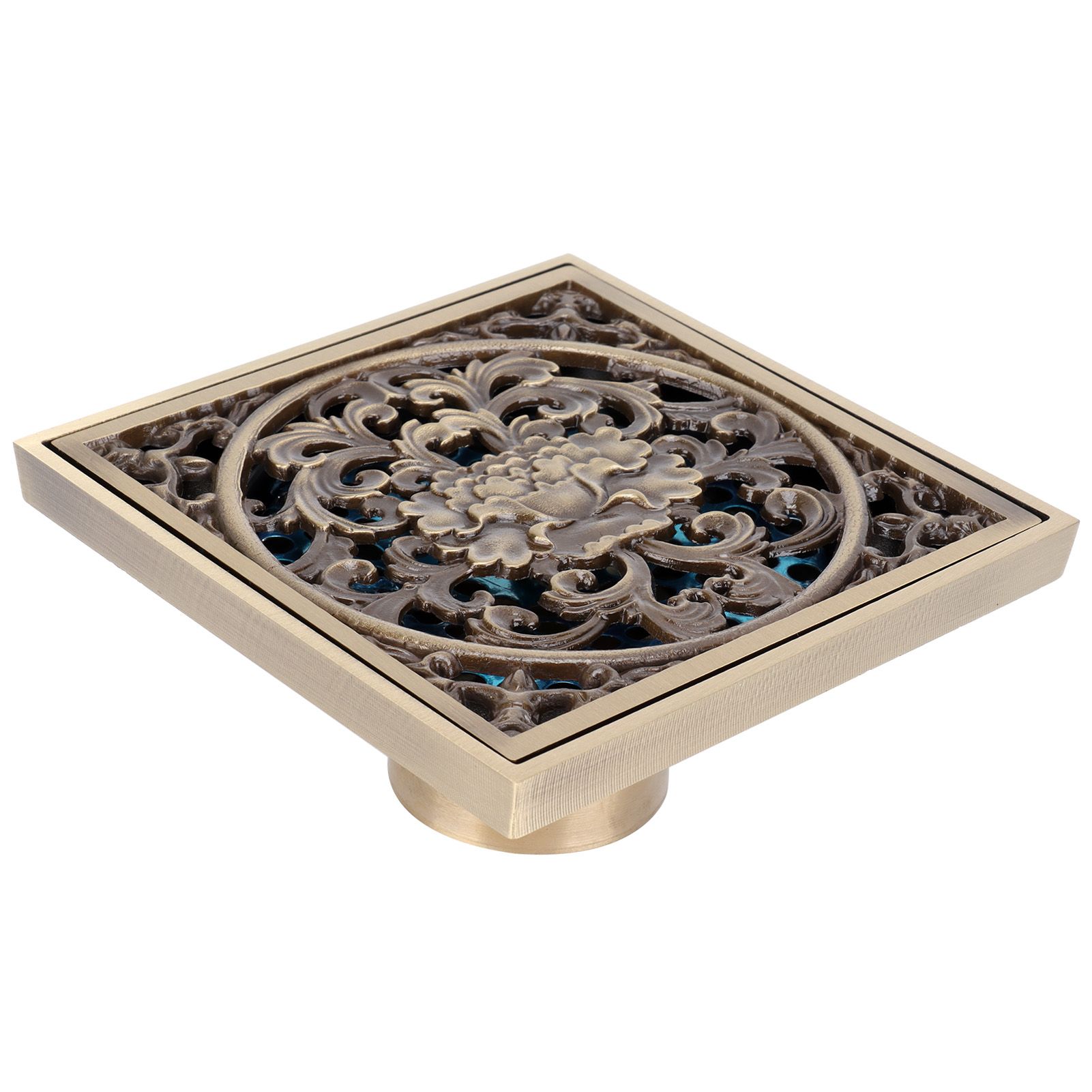 10x10cm Floor Drain Antique Copper Anti Odor Bathroom Floor Drainer view 5