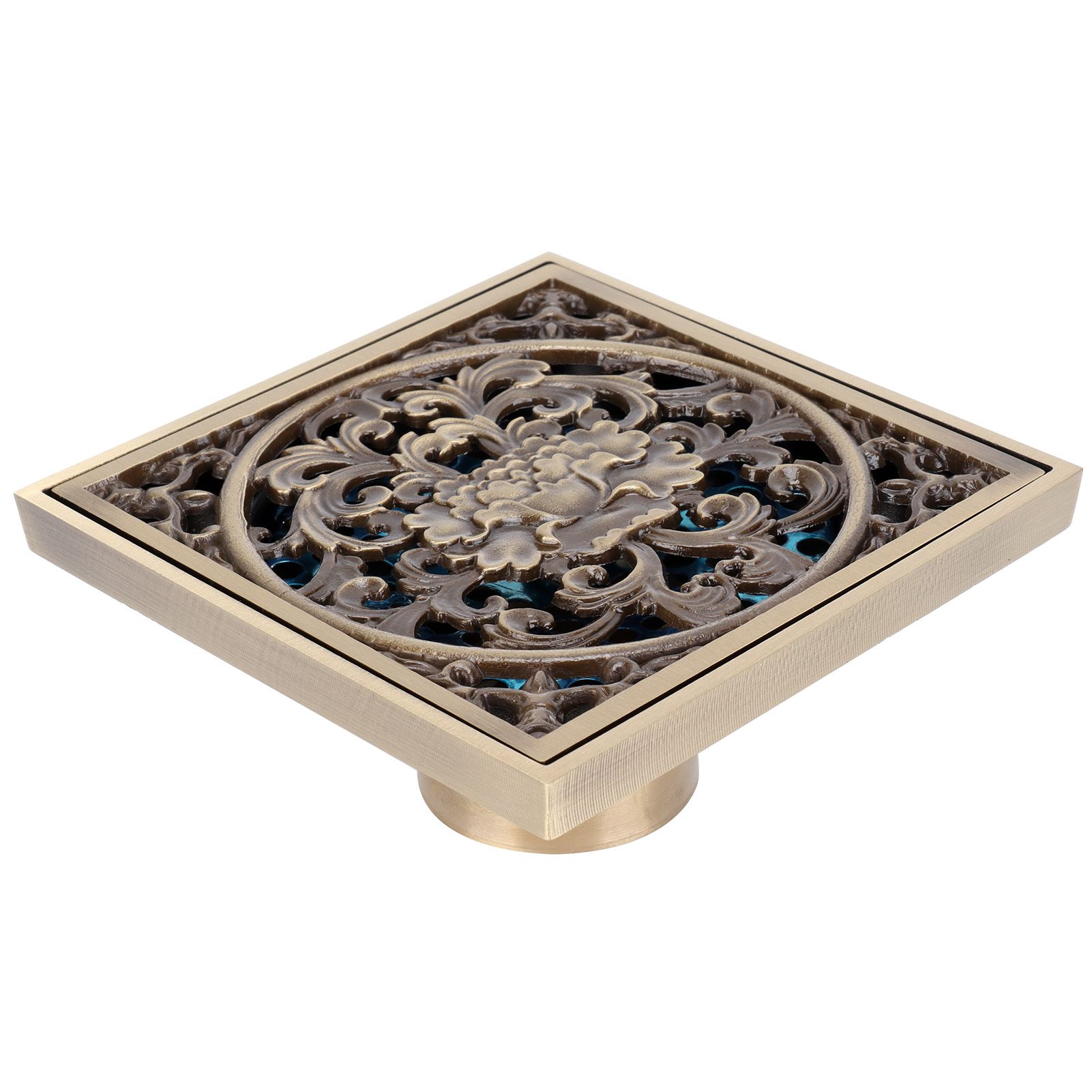 10x10cm Floor Drain Antique Copper Anti Odor Bathroom Floor Drainer view 8
