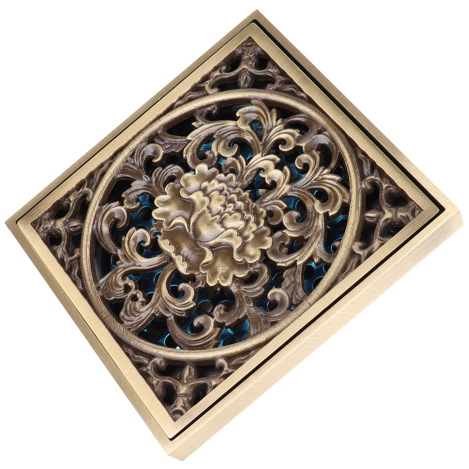 10x10cm Floor Drain Antique Copper Anti Odor Bathroom Floor Drainer view 9
