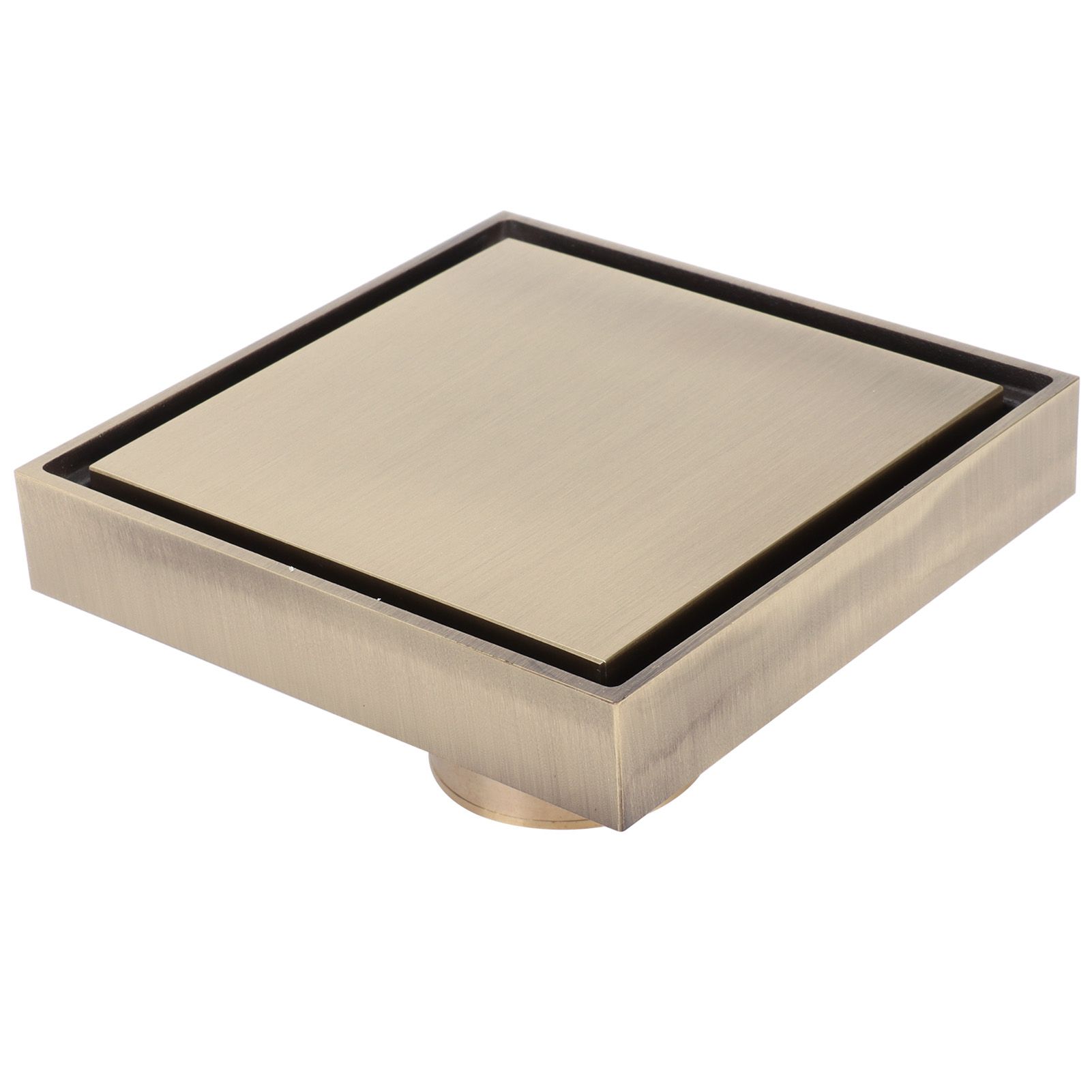 10x10cm Floor Drain Antique Copper Deodorant Floor Drain for Kitchen Bathroom view 5
