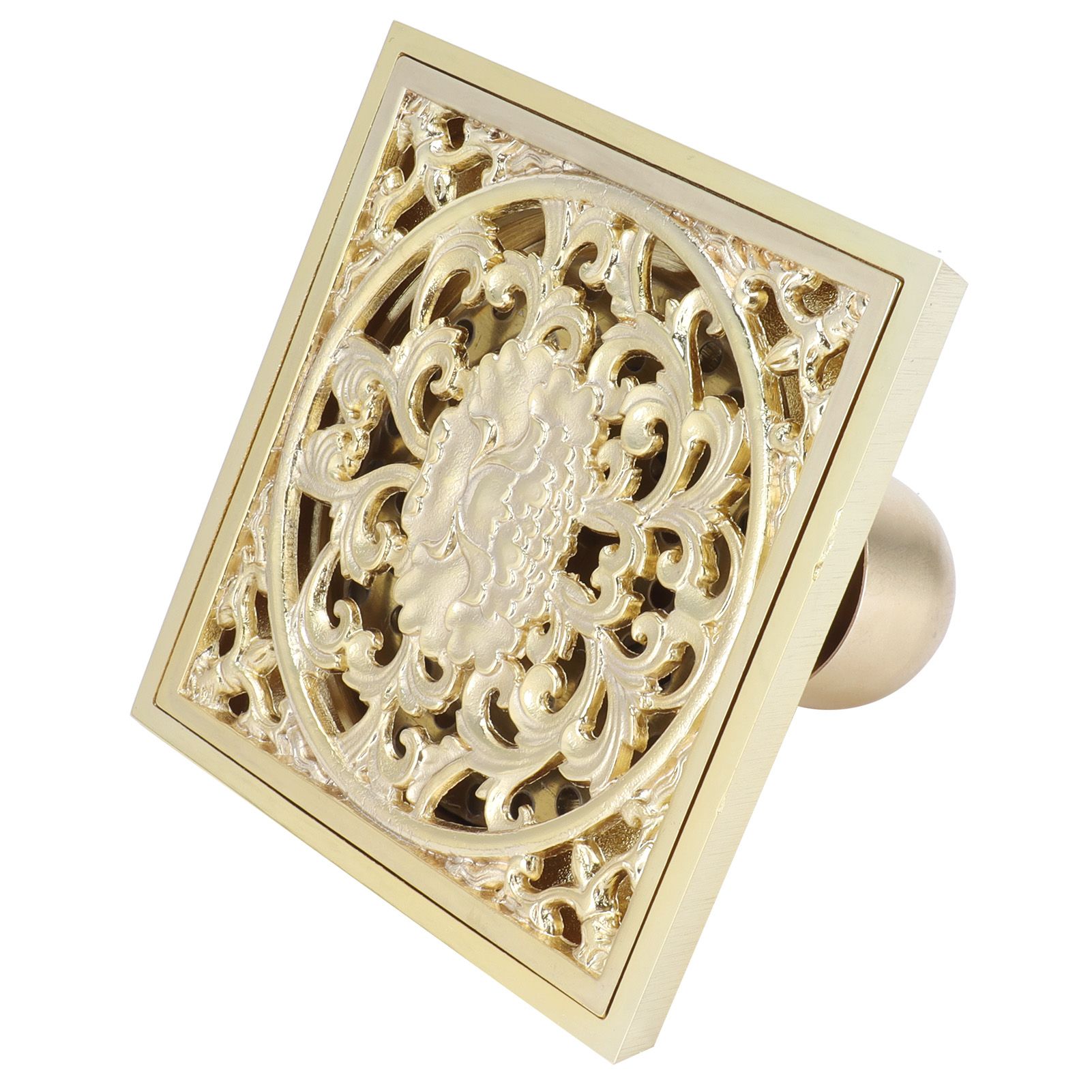 10x10cm Floor Drain Gold Copper Deodorant Floor Drain Strainer for Kitchen view 6