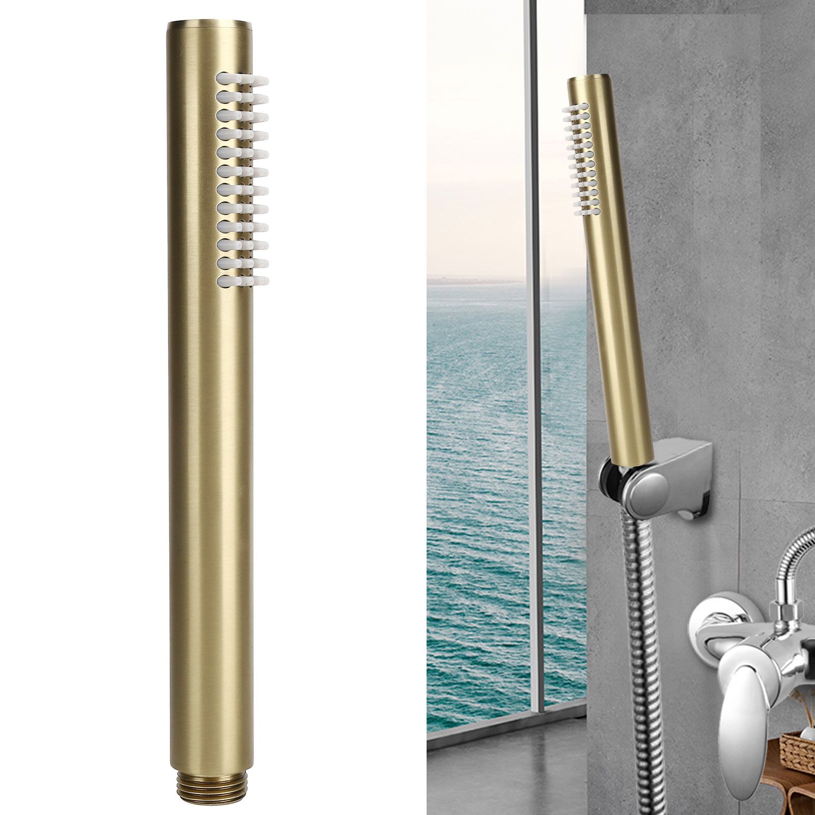G1/2 Copper HandHeld Shower Head HighPressure Shower Sprayer for Bathroom view 12