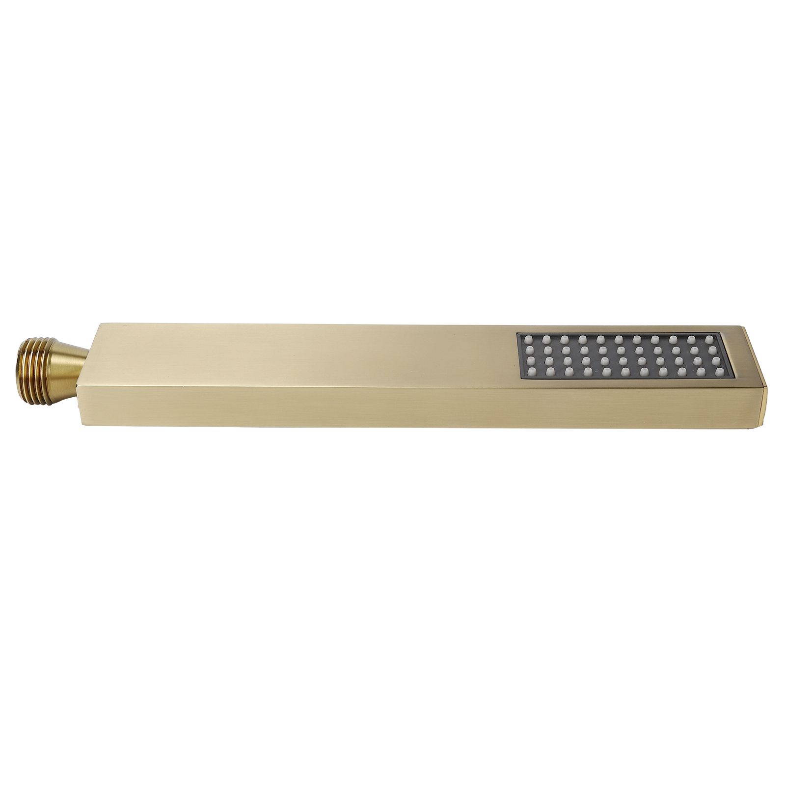 G1/2 Flat Square Shape Shower Head HandHeld Full Copper Shower Sprayer for view 7