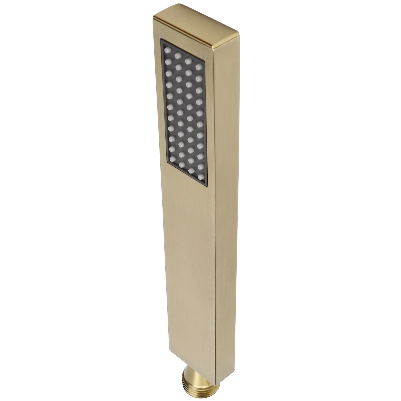 G1/2 Flat Square Shape Shower Head HandHeld Full Copper Shower Sprayer for view 8