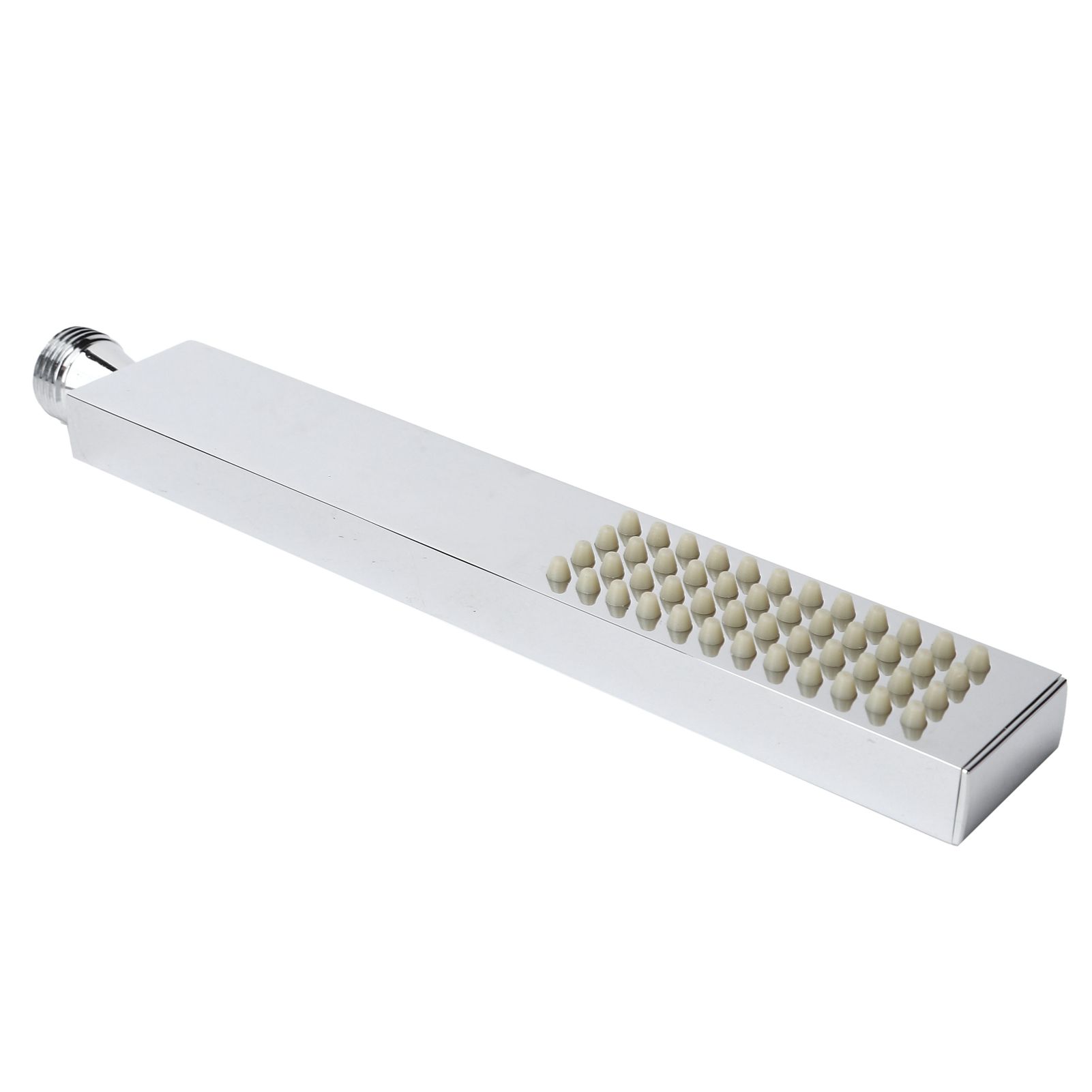 G1/2 Flat Square Shape Handheld Shower Head Copper Bathroom Shower Sprayer for view 5