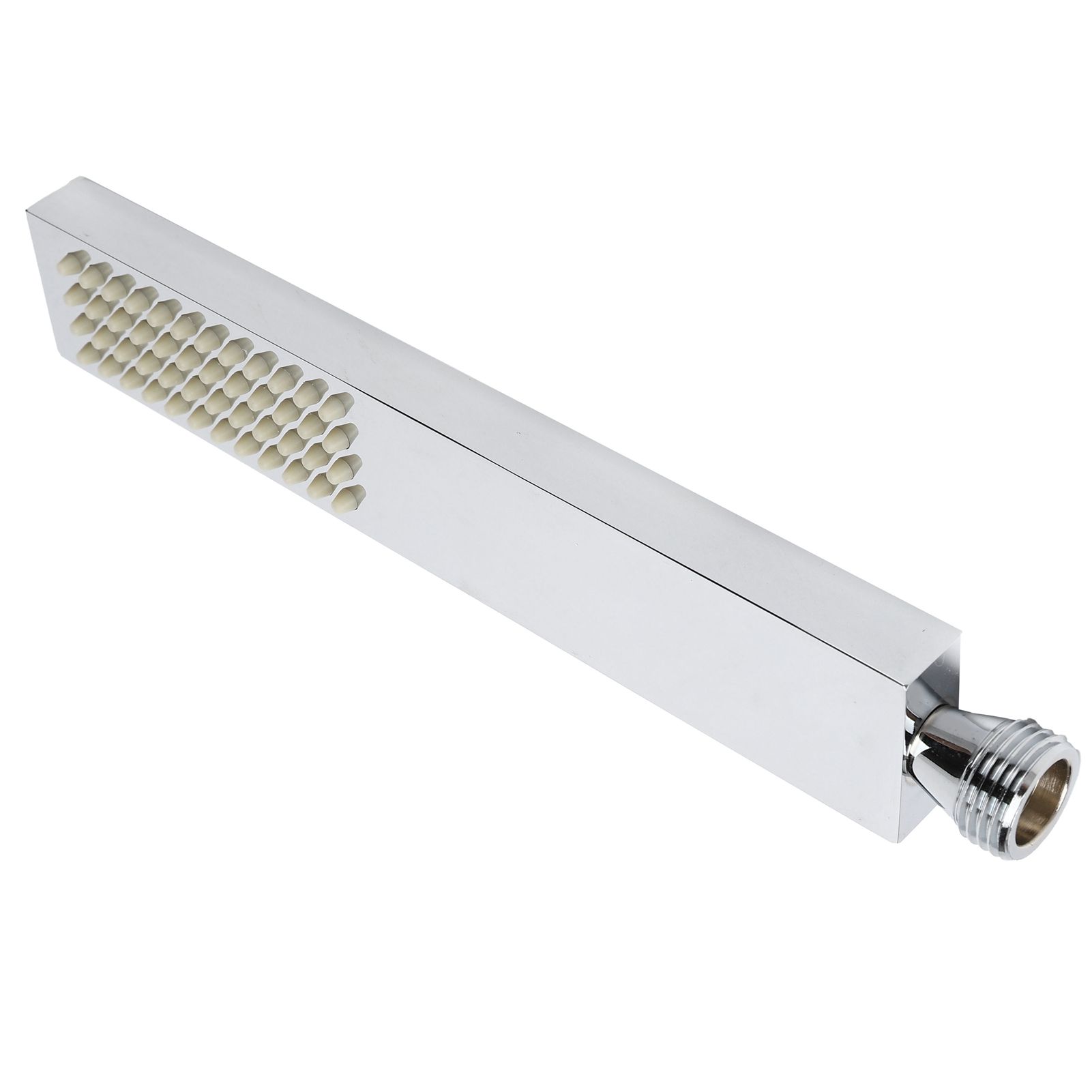 G1/2 Flat Square Shape Handheld Shower Head Copper Bathroom Shower Sprayer for view 9