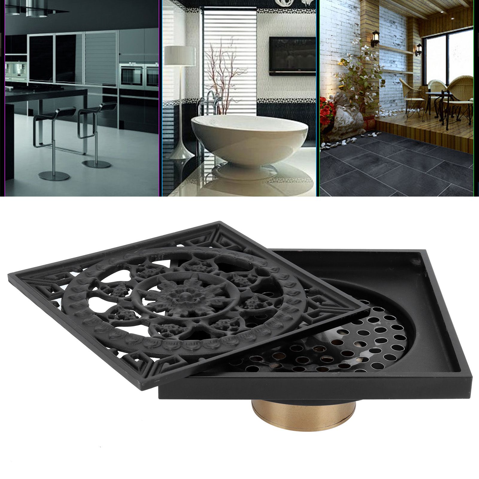 Floor Drain Insectproof Odorresistant Copper Floor Drain for Family Hotel view 12