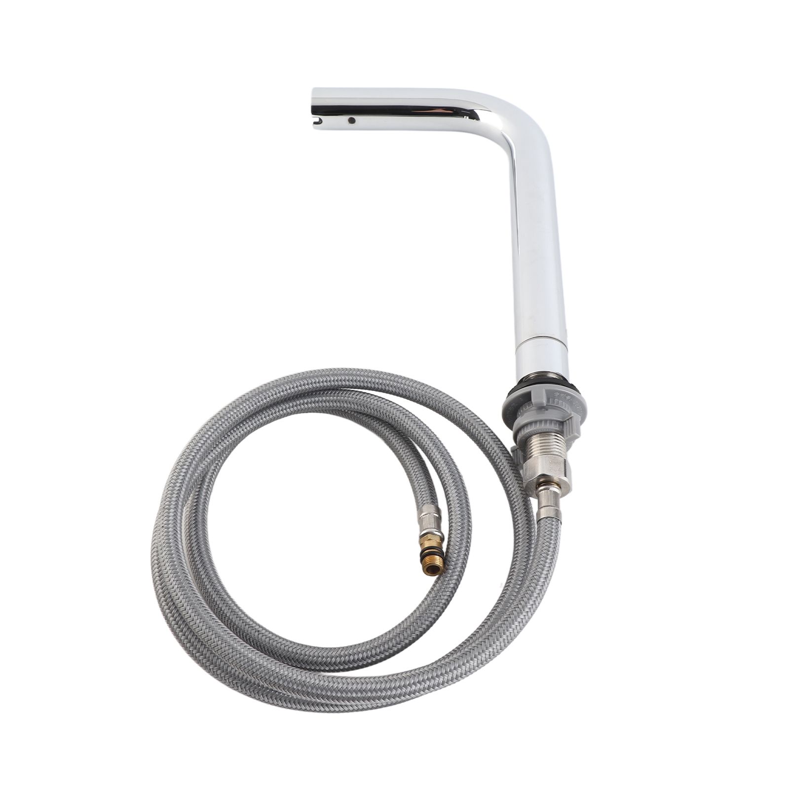 G1/2 Single Cold Kitchen Faucet Pull Out Sprayer Water Tap Basin Faucet for view 2