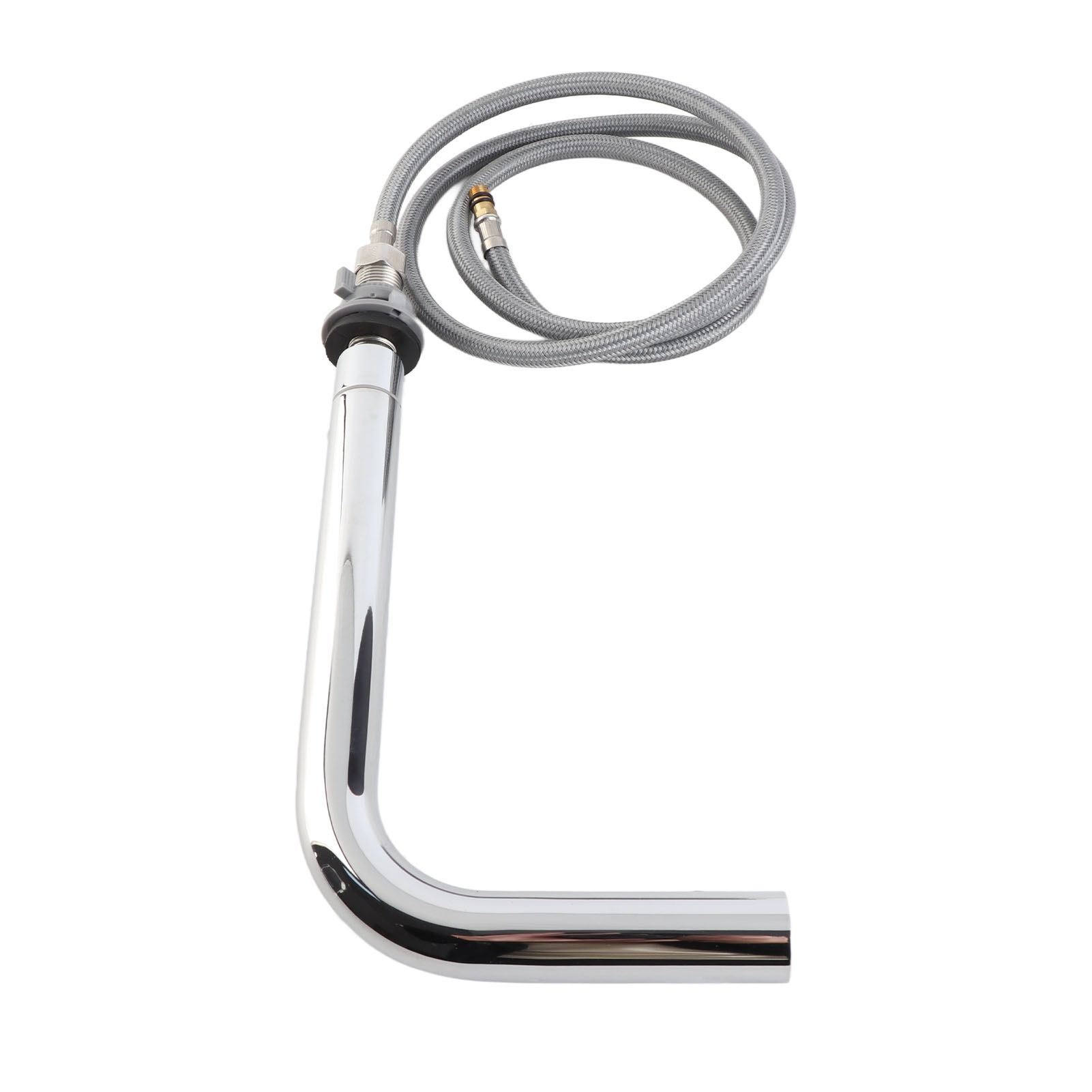 G1/2 Single Cold Kitchen Faucet Pull Out Sprayer Water Tap Basin Faucet for view 3