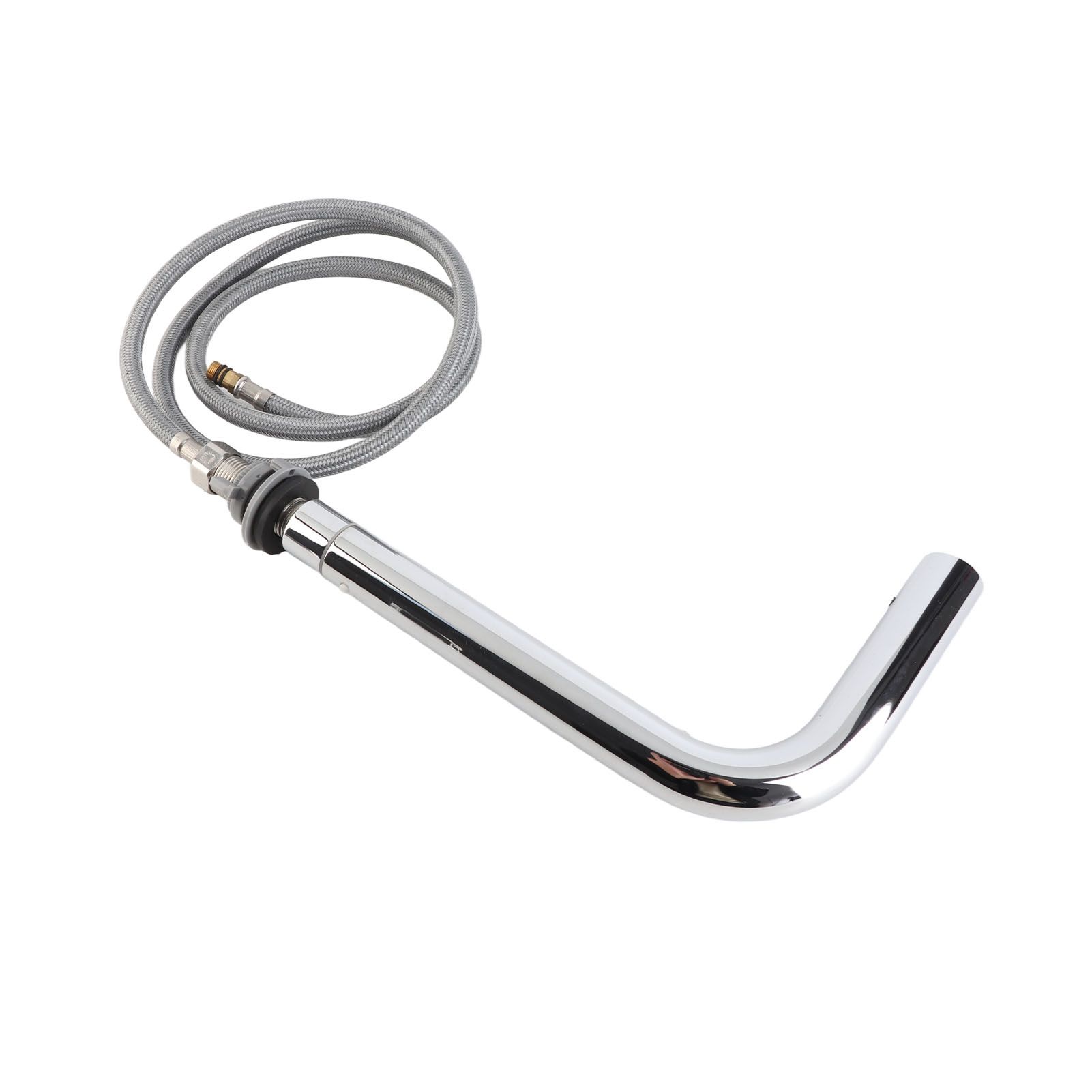 G1/2 Single Cold Kitchen Faucet Pull Out Sprayer Water Tap Basin Faucet for view 4