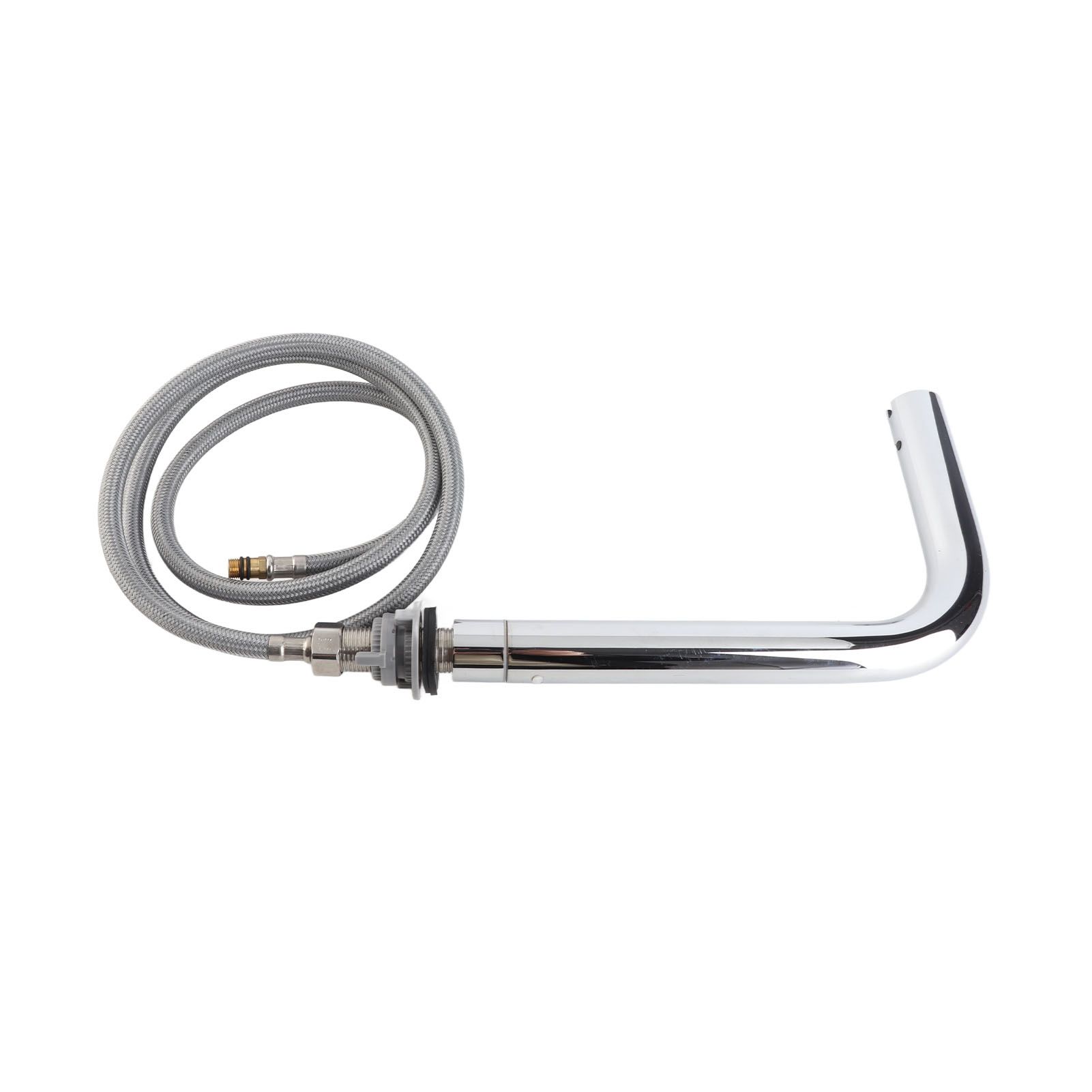 G1/2 Single Cold Kitchen Faucet Pull Out Sprayer Water Tap Basin Faucet for view 5