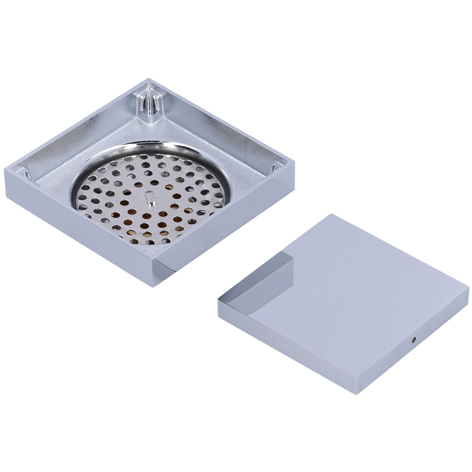 Electroplating Floor Drain Copper Floor Drain Strainer for Kitchen Bathroom view 4