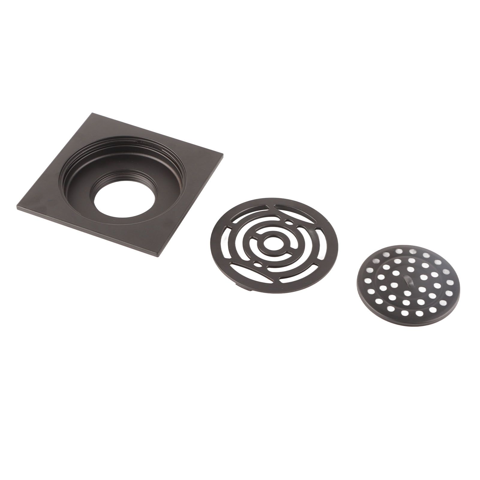 Black Floor Drain Copper Floor Drain Strainer for Kitchen Bathroom Balcony view 2
