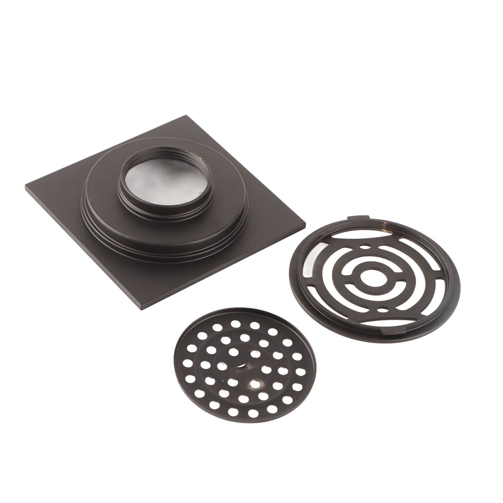 Black Floor Drain Copper Floor Drain Strainer for Kitchen Bathroom Balcony view 7
