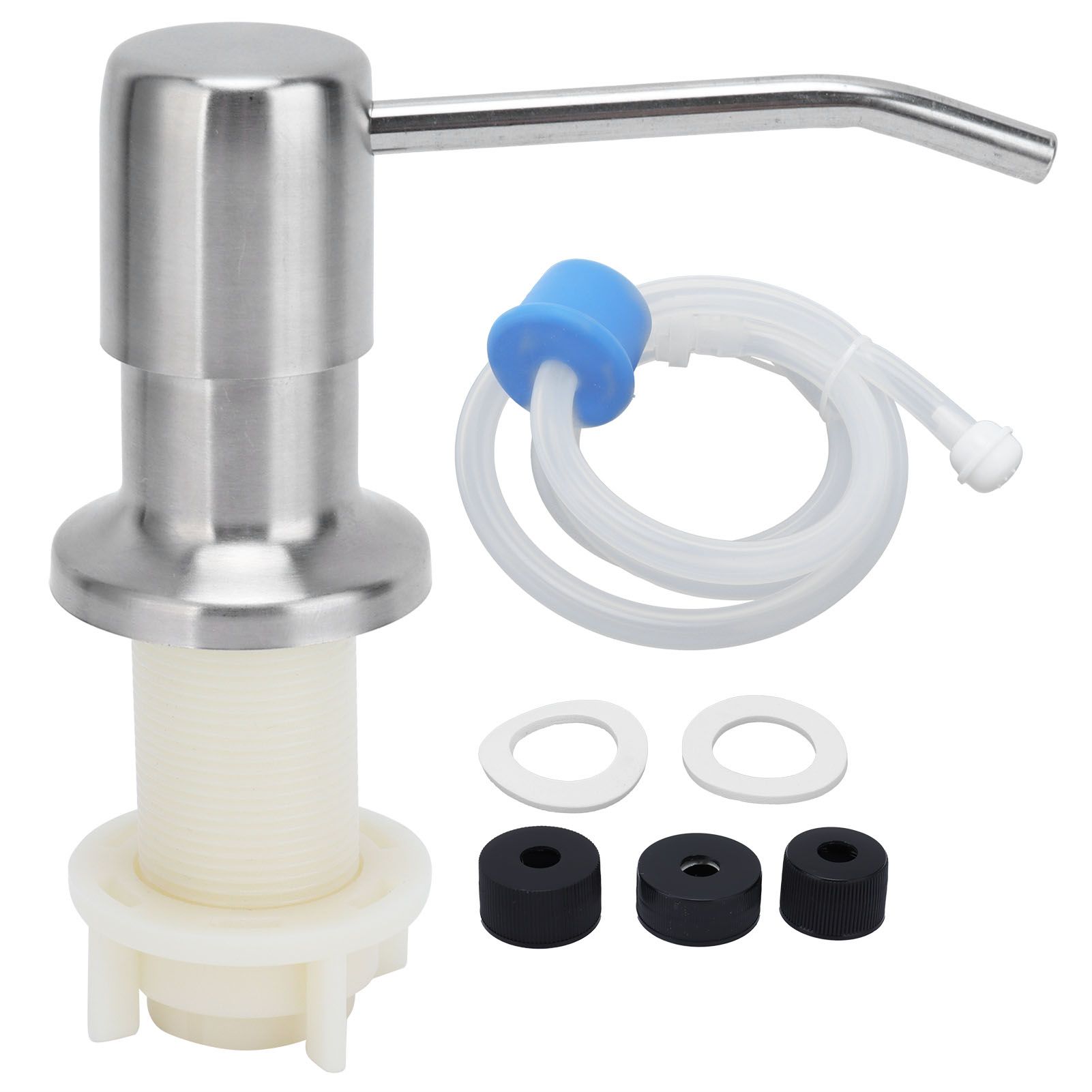 Soap Pump Head Kit 304 Stainless Steel Kitchen Sink BuiltIn Liquid Dispenser view 2