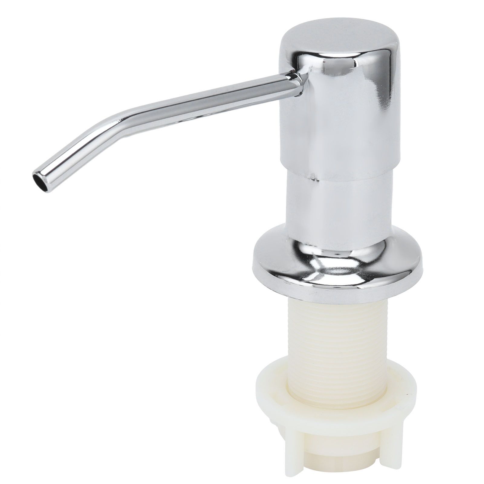 Sink Soap Pump Kit 304 Stainless Steel Soap Dispenser Head Silicone Tube for view 5
