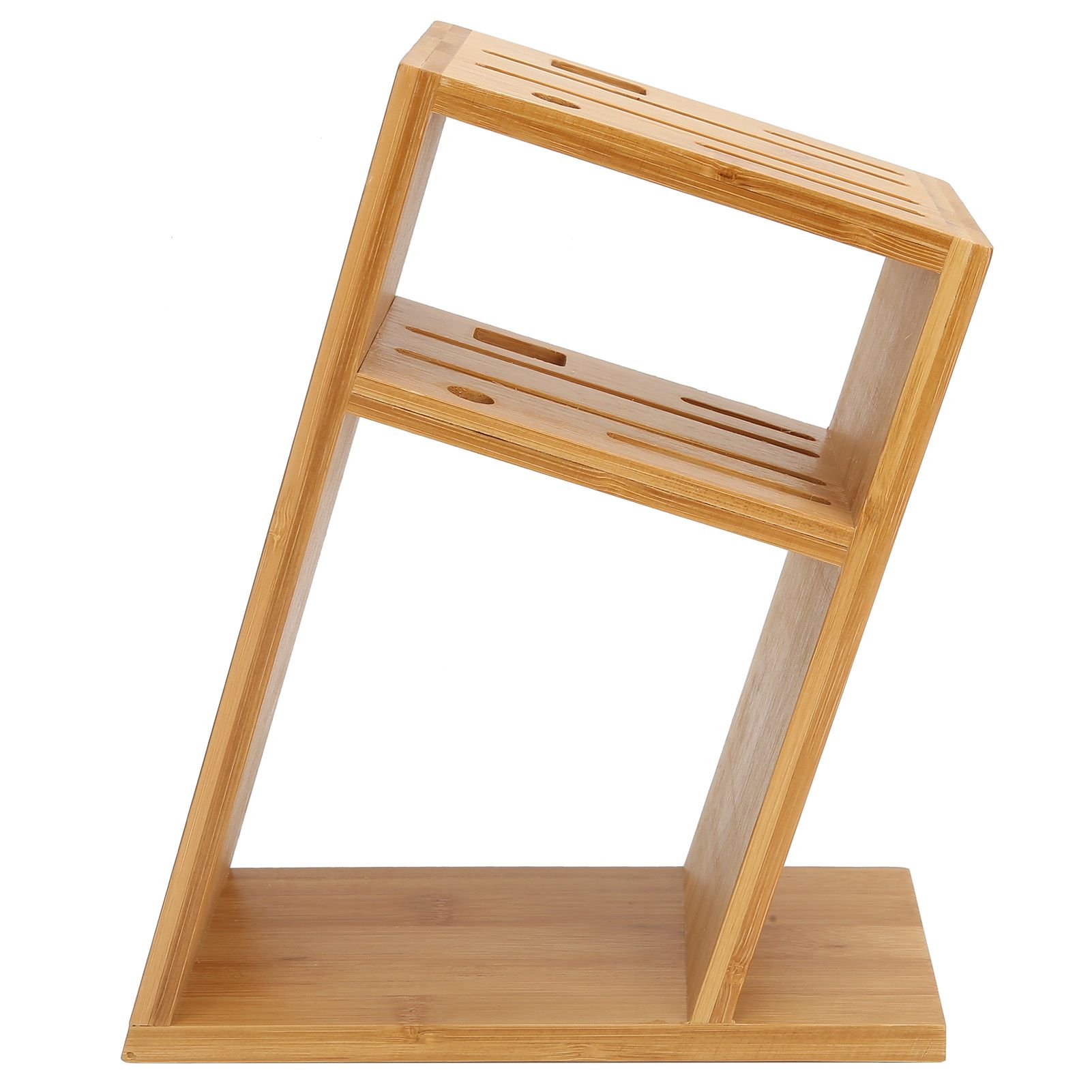 Bamboo Knife Holder Inclined Kitchen Knife Holder Multifunctional Bamboo Rack view 8