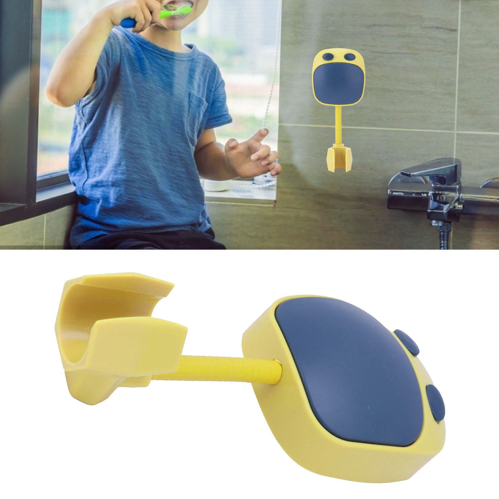 Shower Head Holder 360 Degree Adjustable Bracket PunchFree Shower Accessories view 12
