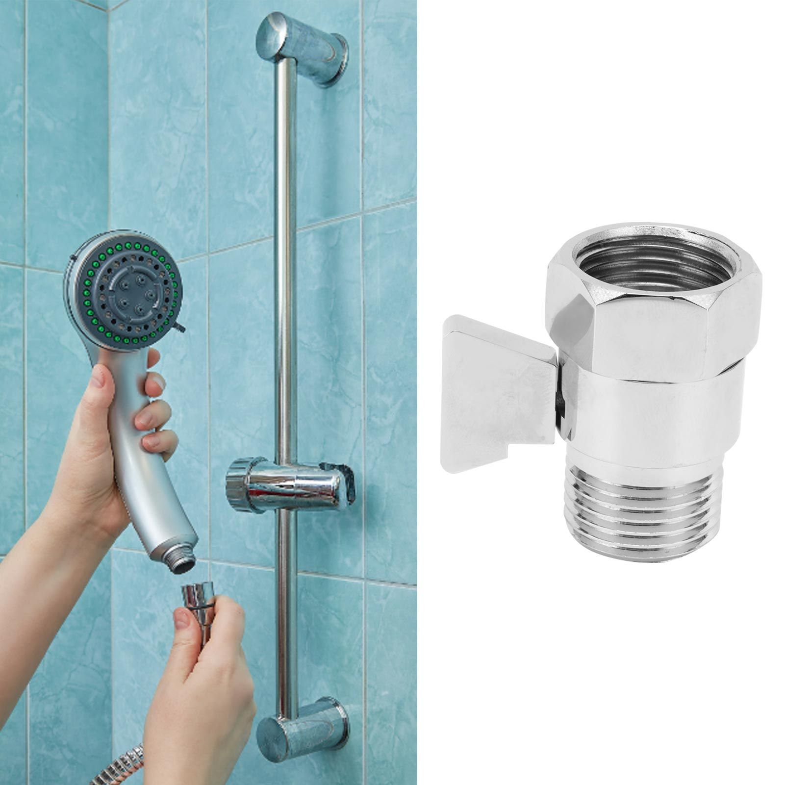 G1/2 Shower Shut Off Valve Water Flow Control Valve with Lever Handle for Home view 11