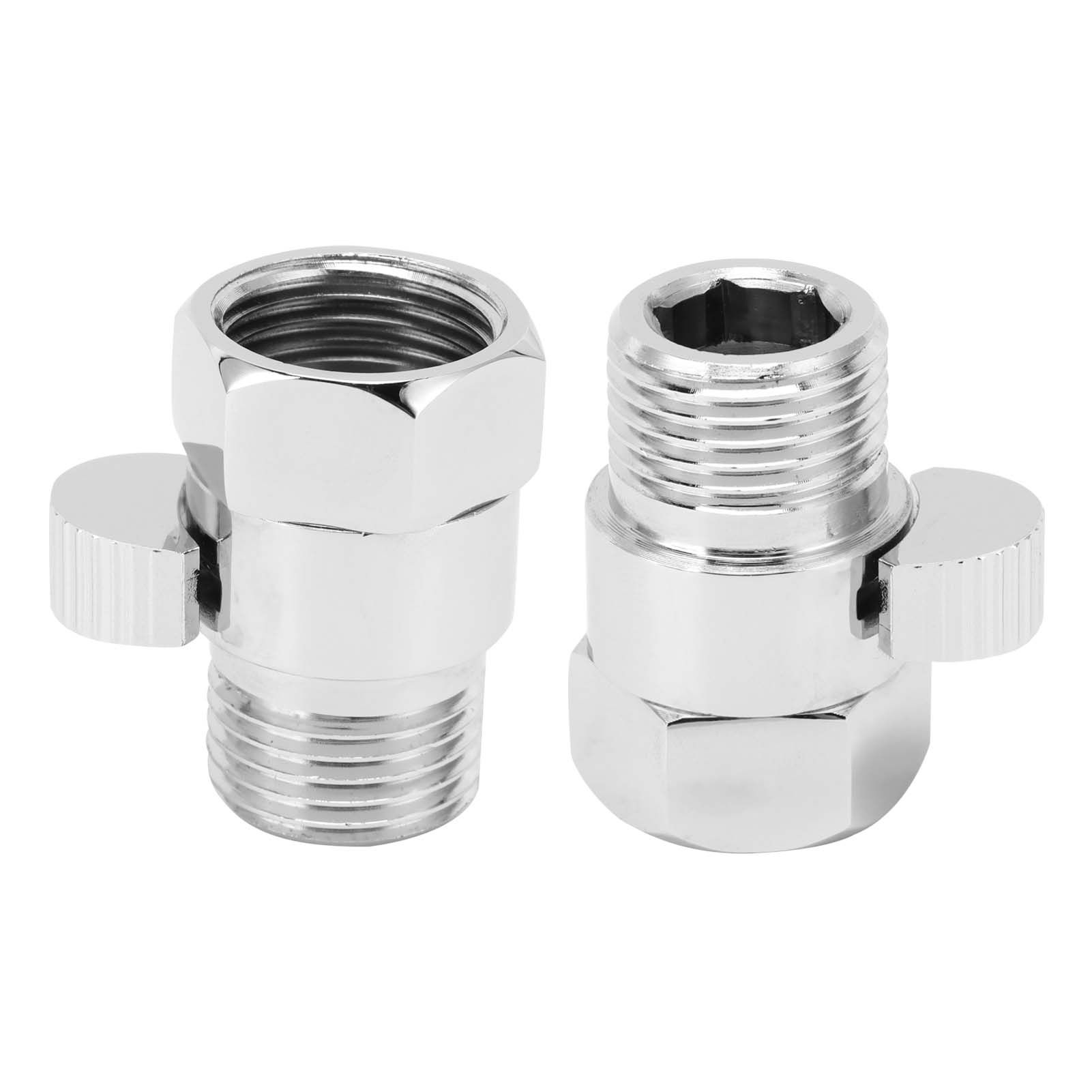 G1/2 Shower Stop Valve Water Flow Control Shut Off Valve with Lever Handle for — image 1