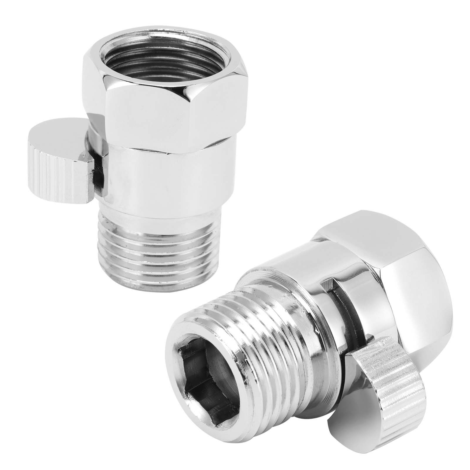 G1/2 Shower Stop Valve Water Flow Control Shut Off Valve with Lever Handle for view 3