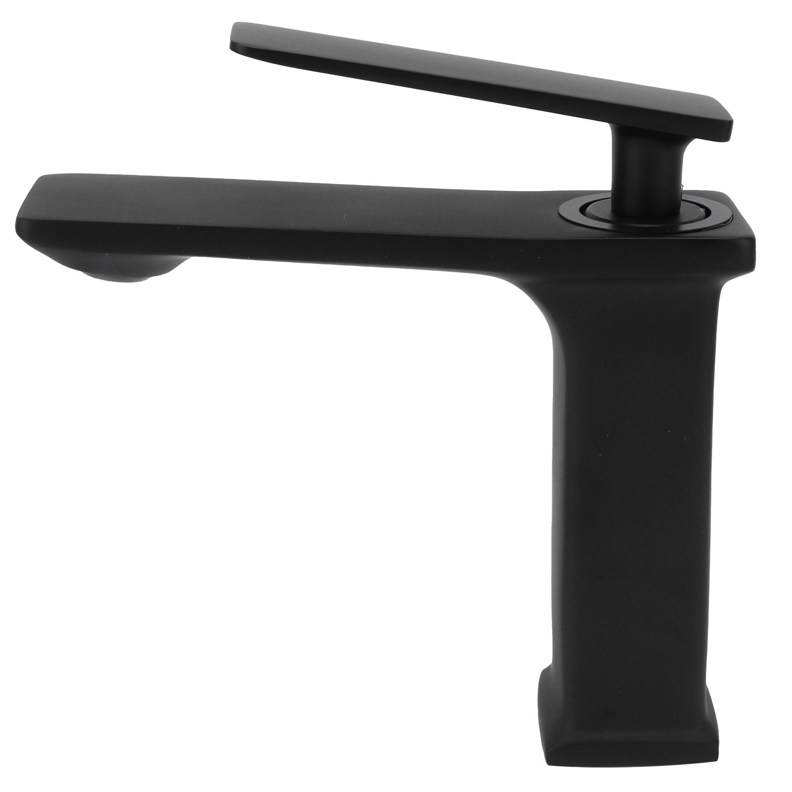 Copper Faucet Hot Cold Mixing Water Tap Wash Basin Tap with Single Hole Long view 7