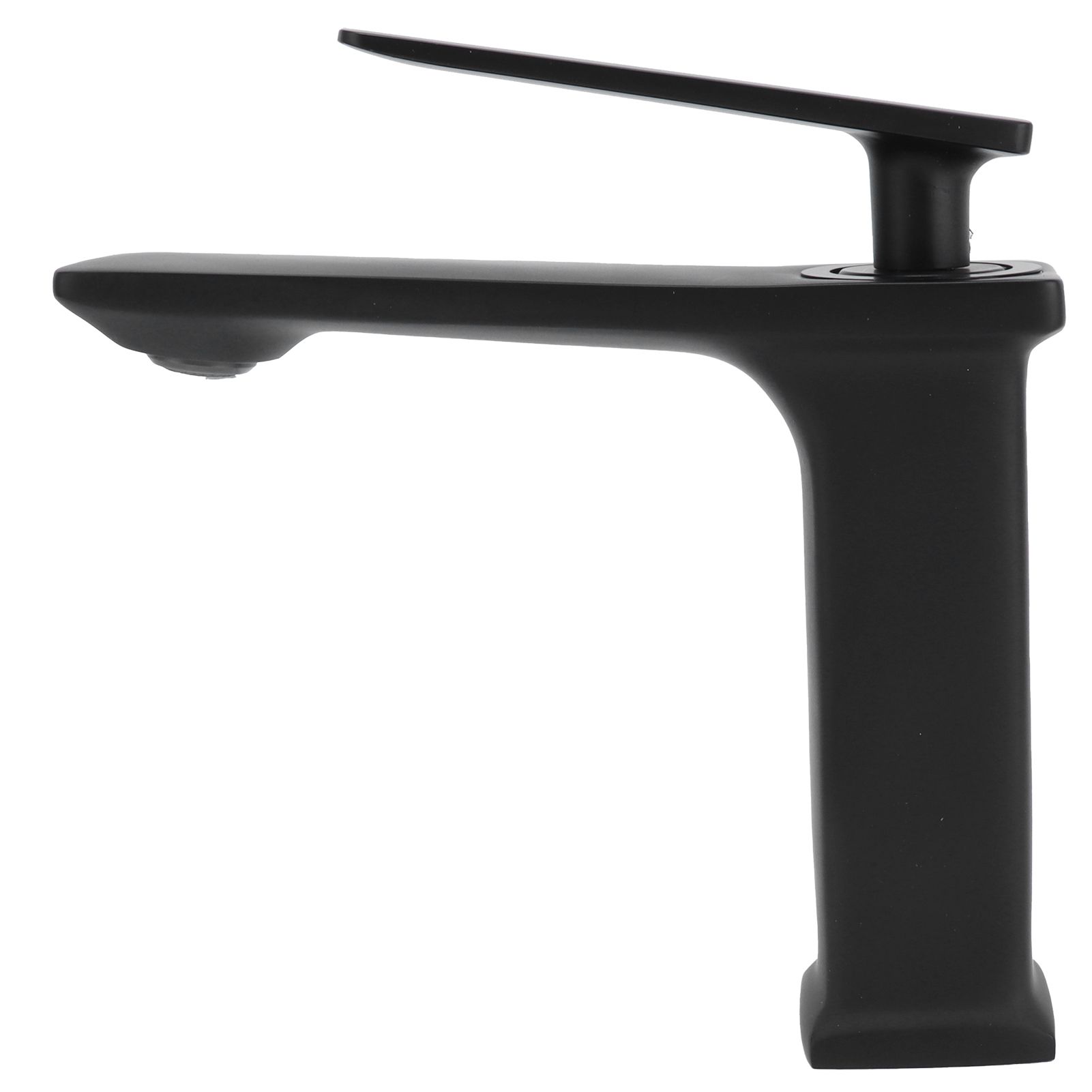 Copper Faucet Hot Cold Mixing Water Tap Wash Basin Tap with Single Hole Long view 3