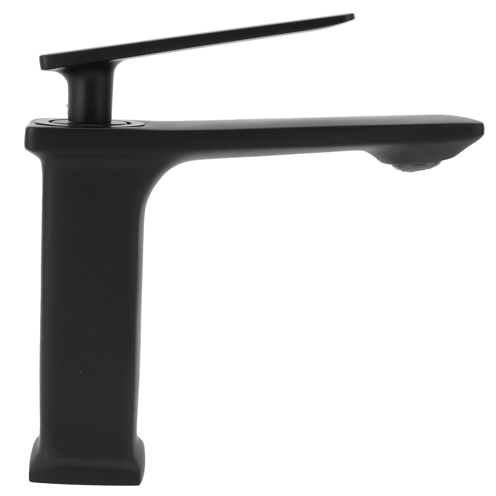 Copper Faucet Hot Cold Mixing Water Tap Wash Basin Tap with Single Hole Long view 4