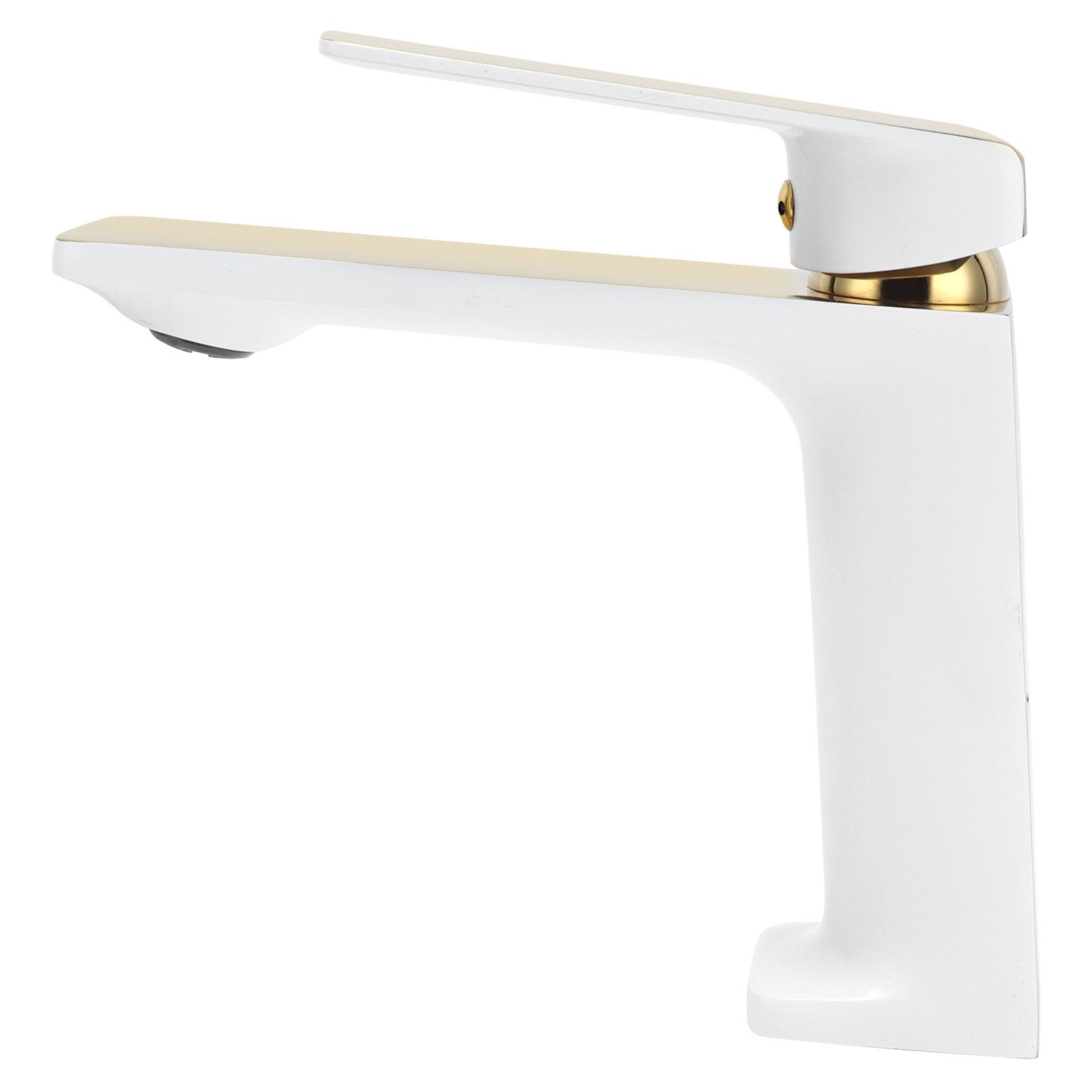 Faucet Hot Cold Mixing Water Tap Wash Basin Tap with Single Spout Long Handle view 4