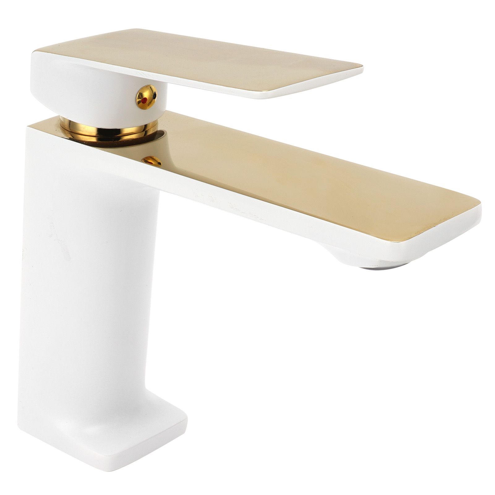 Faucet Hot Cold Mixing Water Tap Wash Basin Tap with Single Spout Long Handle view 7