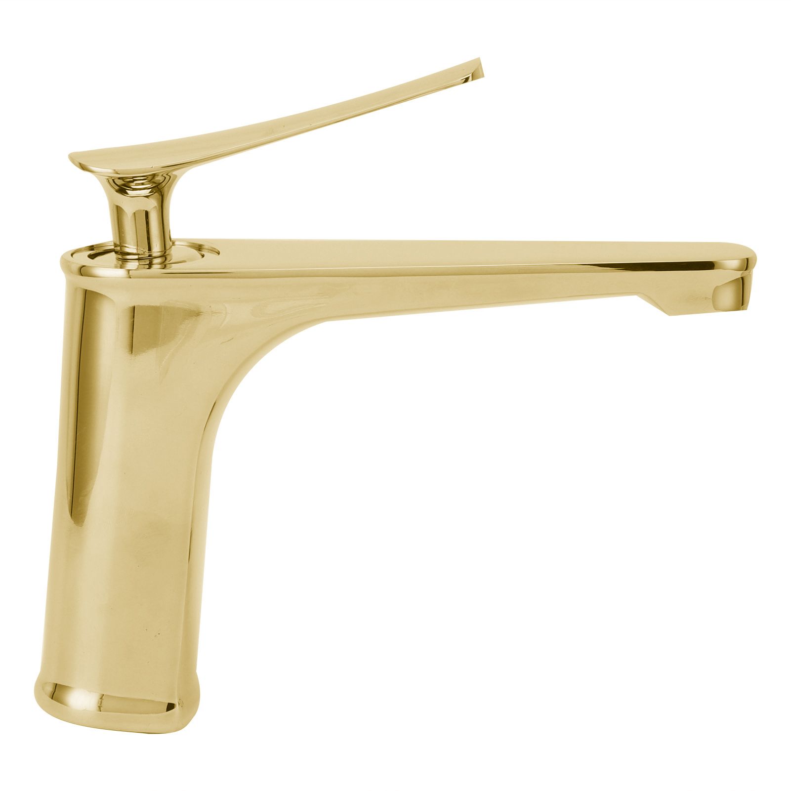 Copper Single Hole Faucet Hot and Cold Water Tap for Washbasin Lavatory
