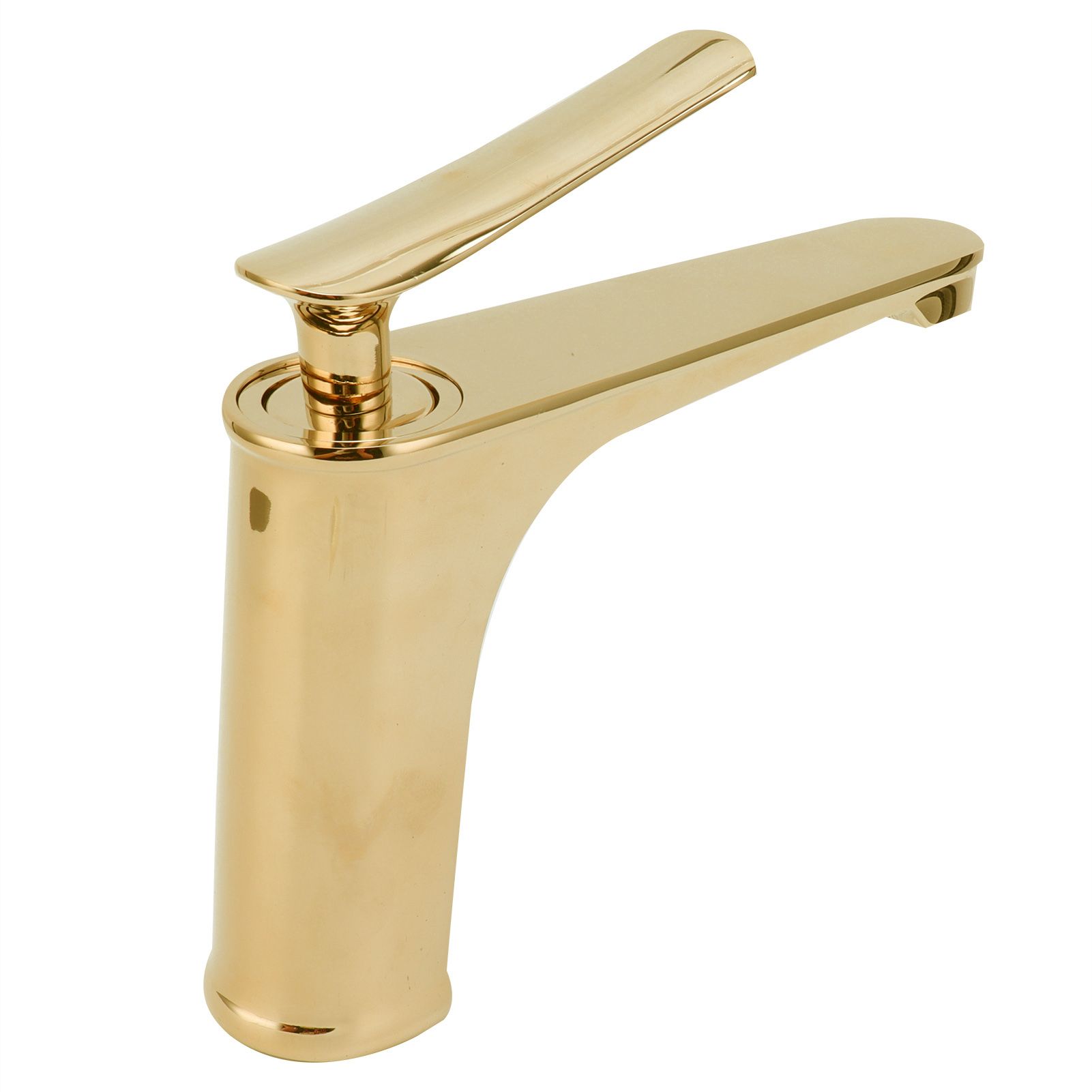Copper Single Hole Faucet Hot and Cold Water Tap for Washbasin Lavatory view 7