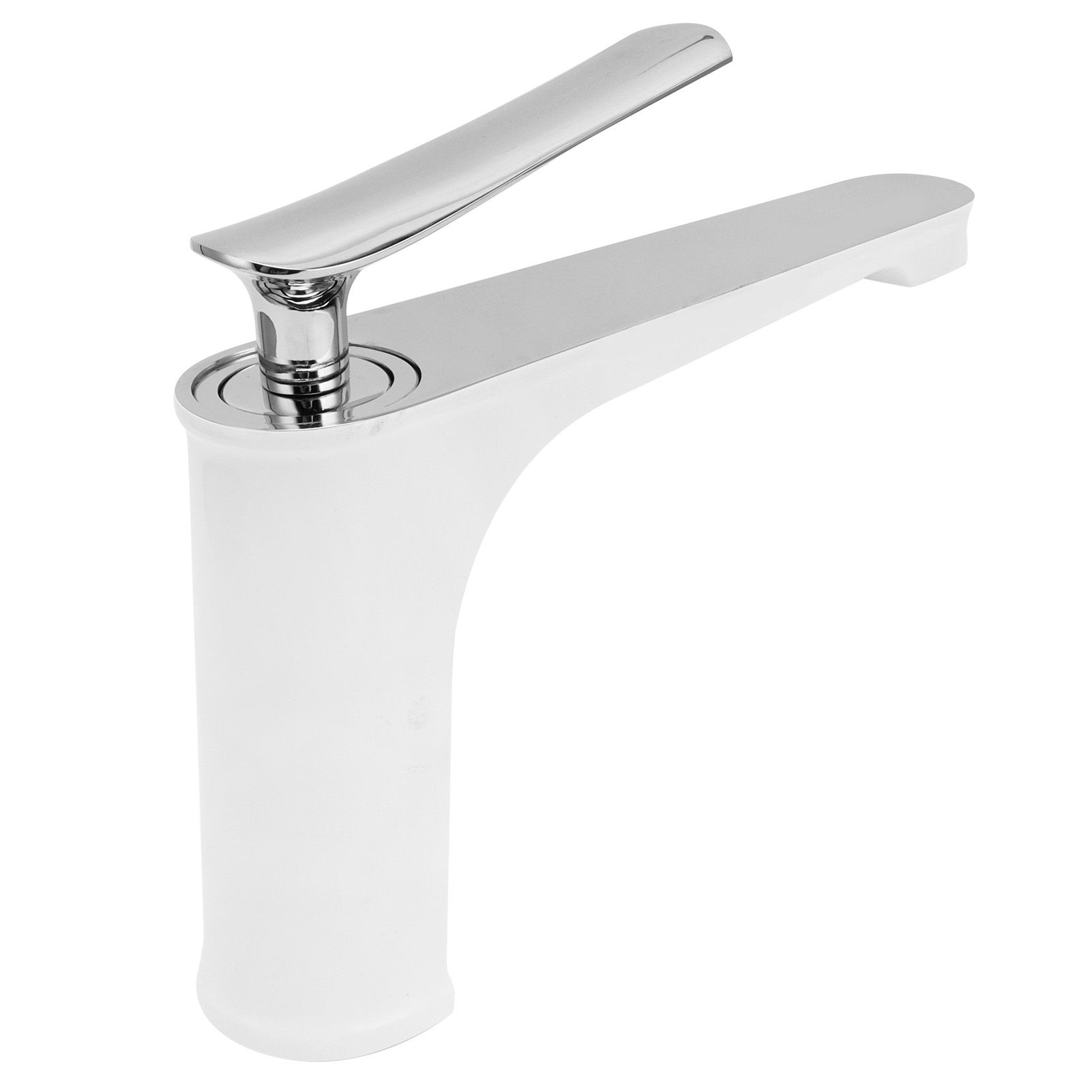 Single Hole Faucet Under Counter Basin Hot and Cold Water Tap for Bathroom — image 1