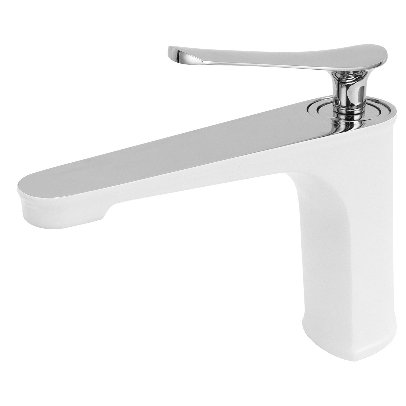 Single Hole Faucet Under Counter Basin Hot and Cold Water Tap for Bathroom view 4