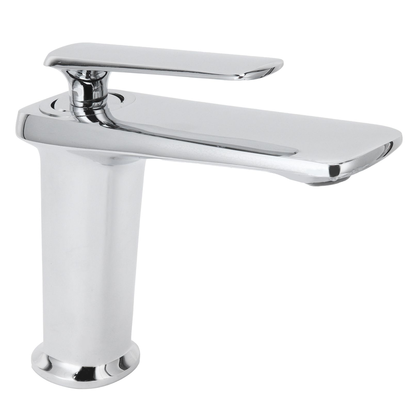 Bathroom Wash Basin Faucet Copper Single Hole Hot and Cold Water Tap for Home