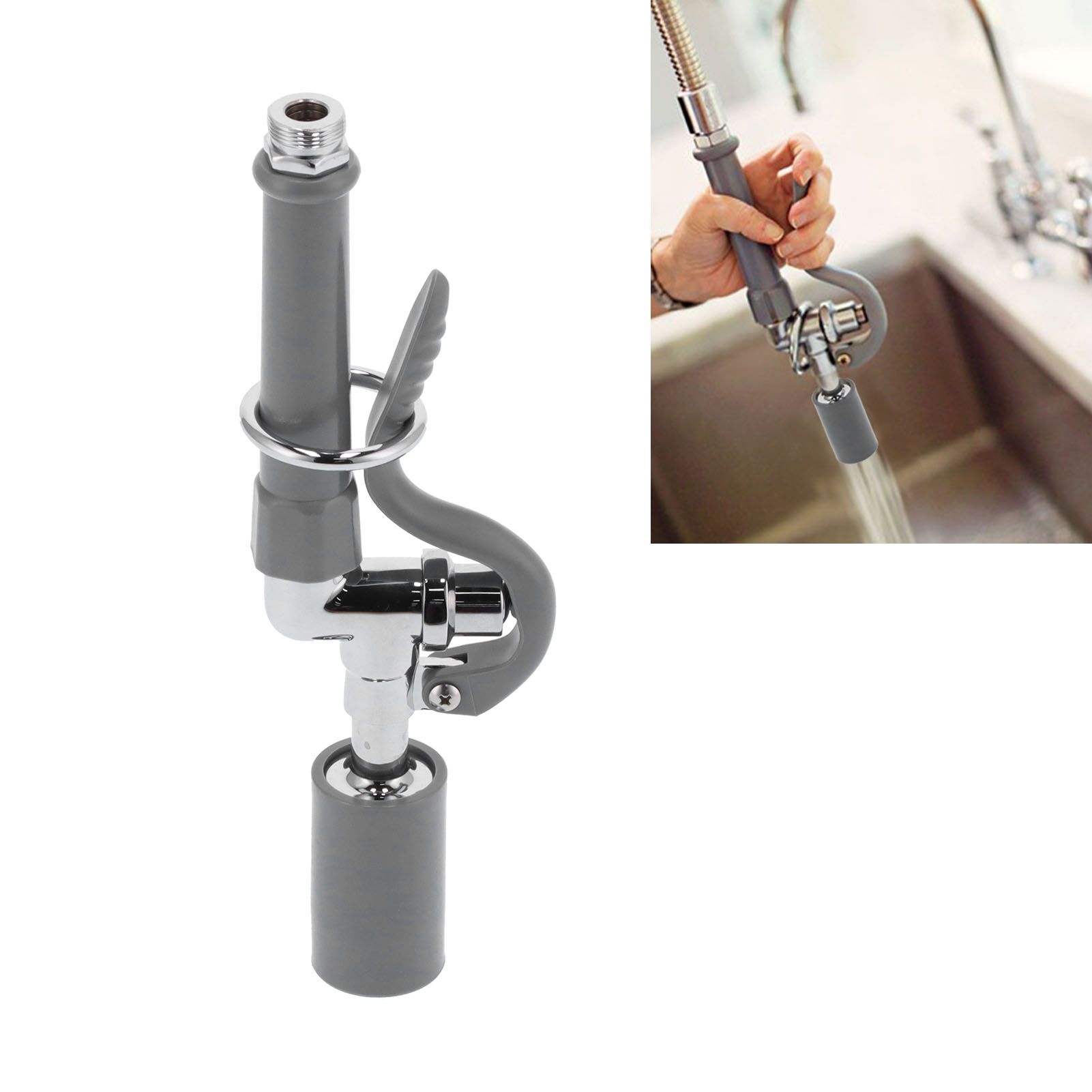 Commercial Faucet Sprayer Assembly High Pressure Rinse Faucet Spray Head view 11