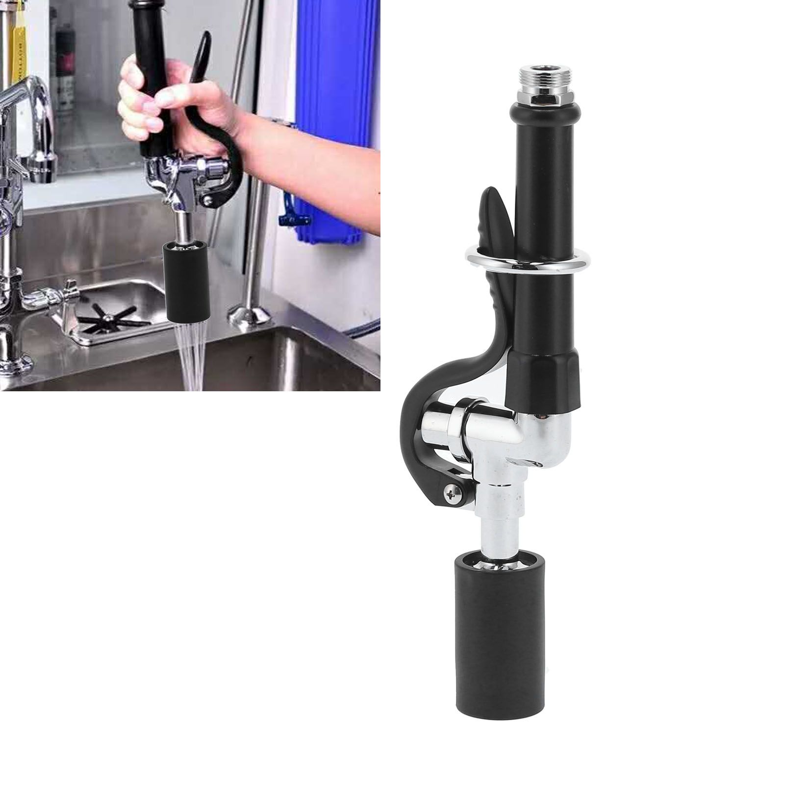 High Pressure Faucet Sprayer Restaurant Commercial Rinse Faucet Spray Valve view 11