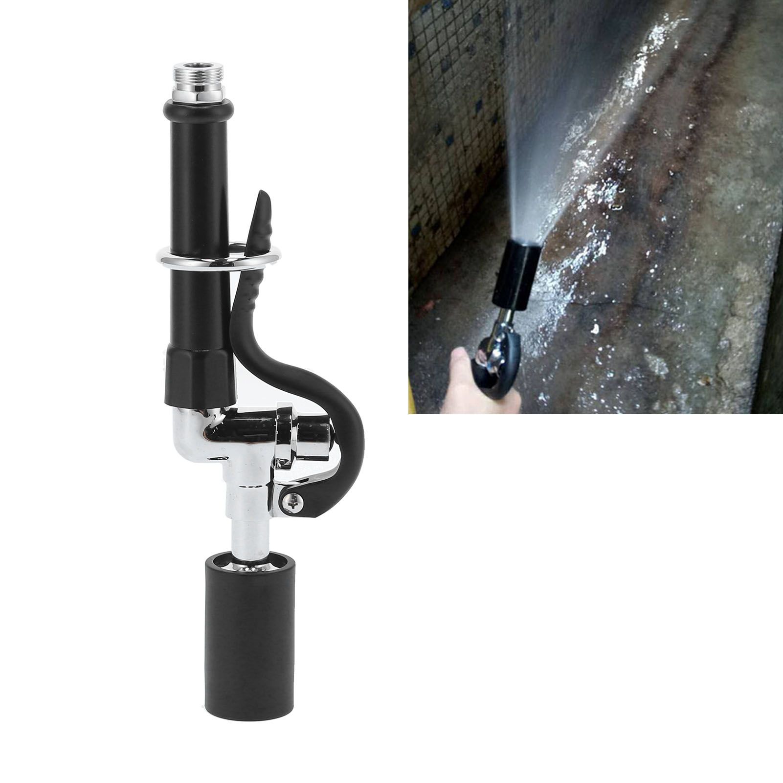 High Pressure Faucet Sprayer Restaurant Commercial Rinse Faucet Spray Valve view 12