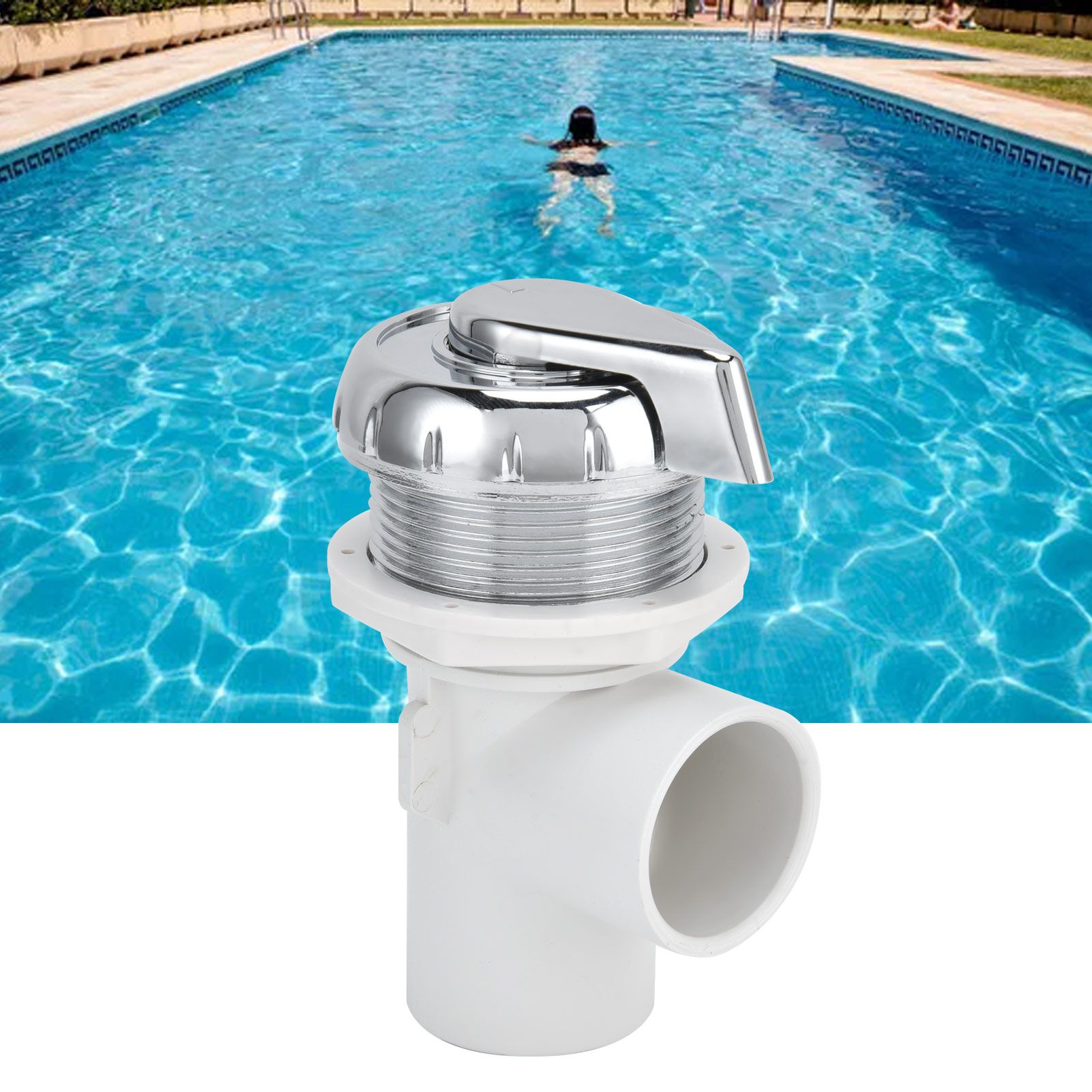 Swimming Pool Spa Outlet Massage Bathtub Single Hole Converter Spa Water Diverter view 11
