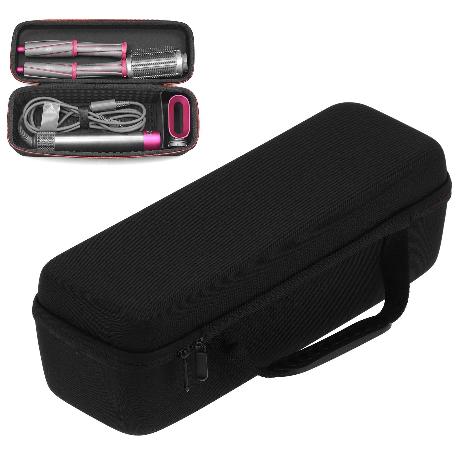 Hair Tool Storage Bag Shockproof Hair Straightener Curler Bag Carrying Case view 11