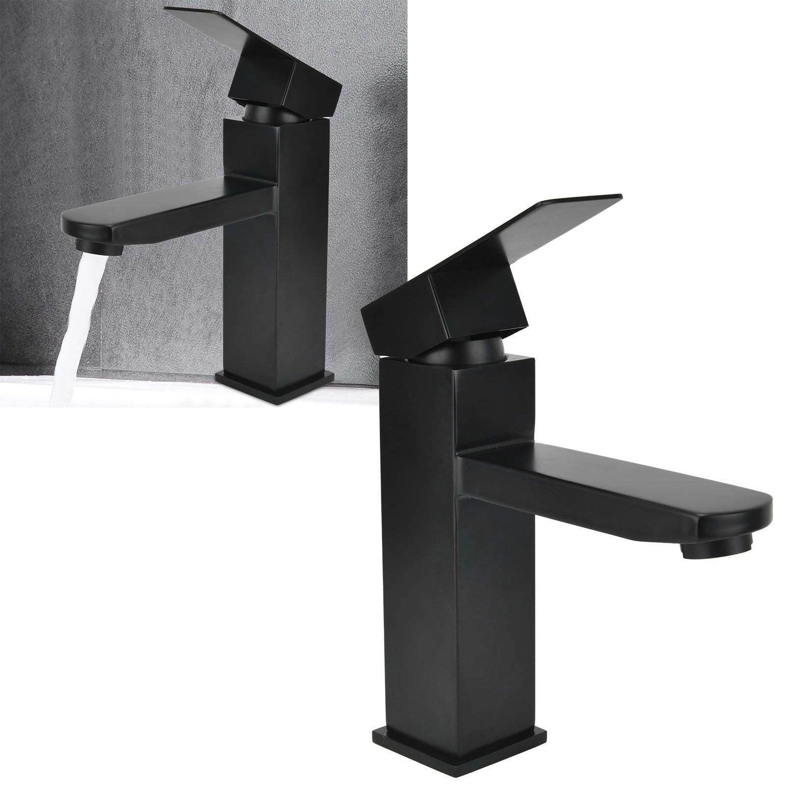 M32 304 Stainless Steel Water Tap Hot Cold Mixing Faucet with Long Handle for view 11