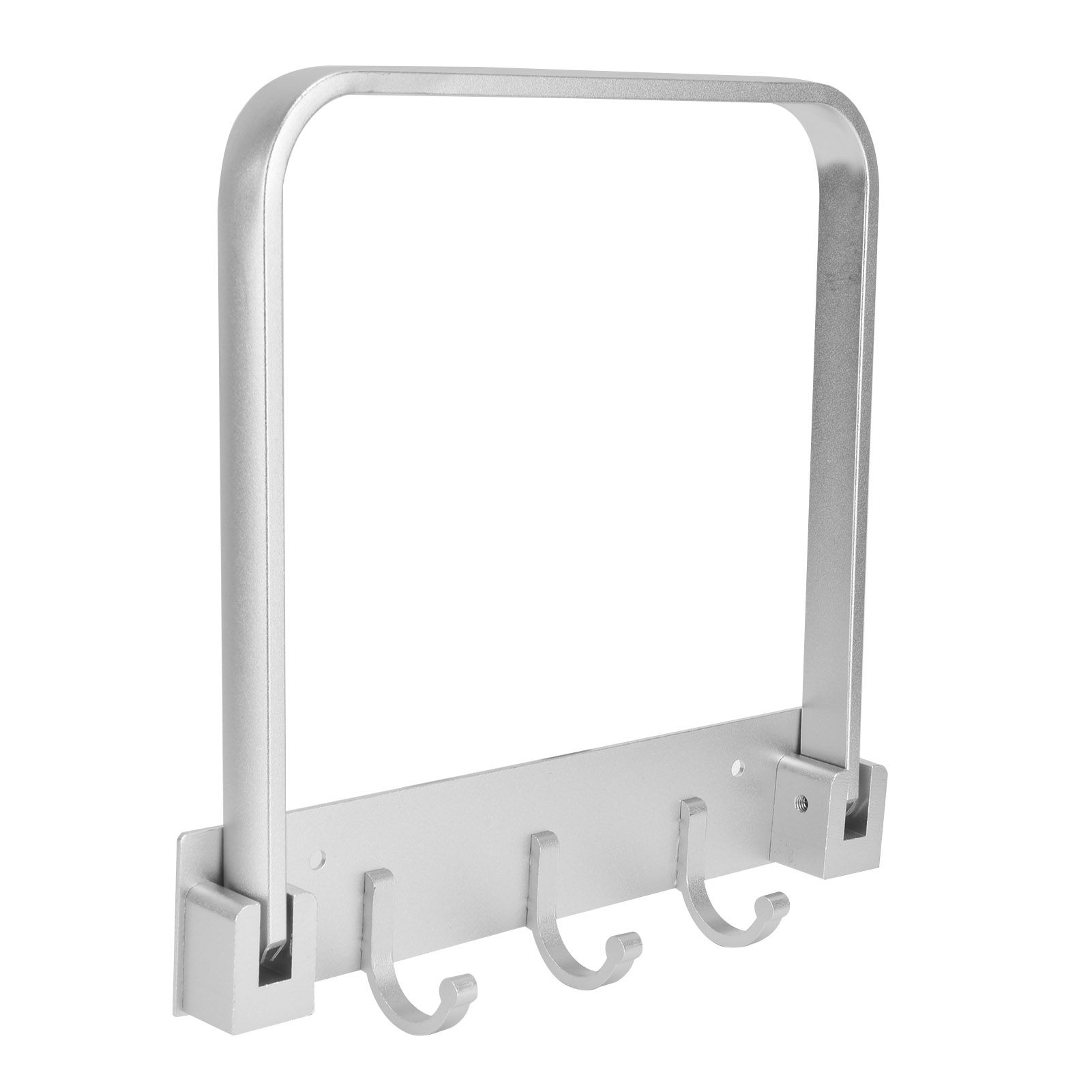 Collapsible Bathroom Rack with Row Hooks Multifunctional WallMounted Towel view 5