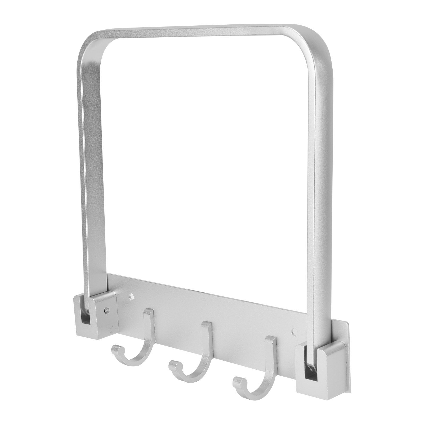 Collapsible Bathroom Rack with Row Hooks Multifunctional WallMounted Towel view 6